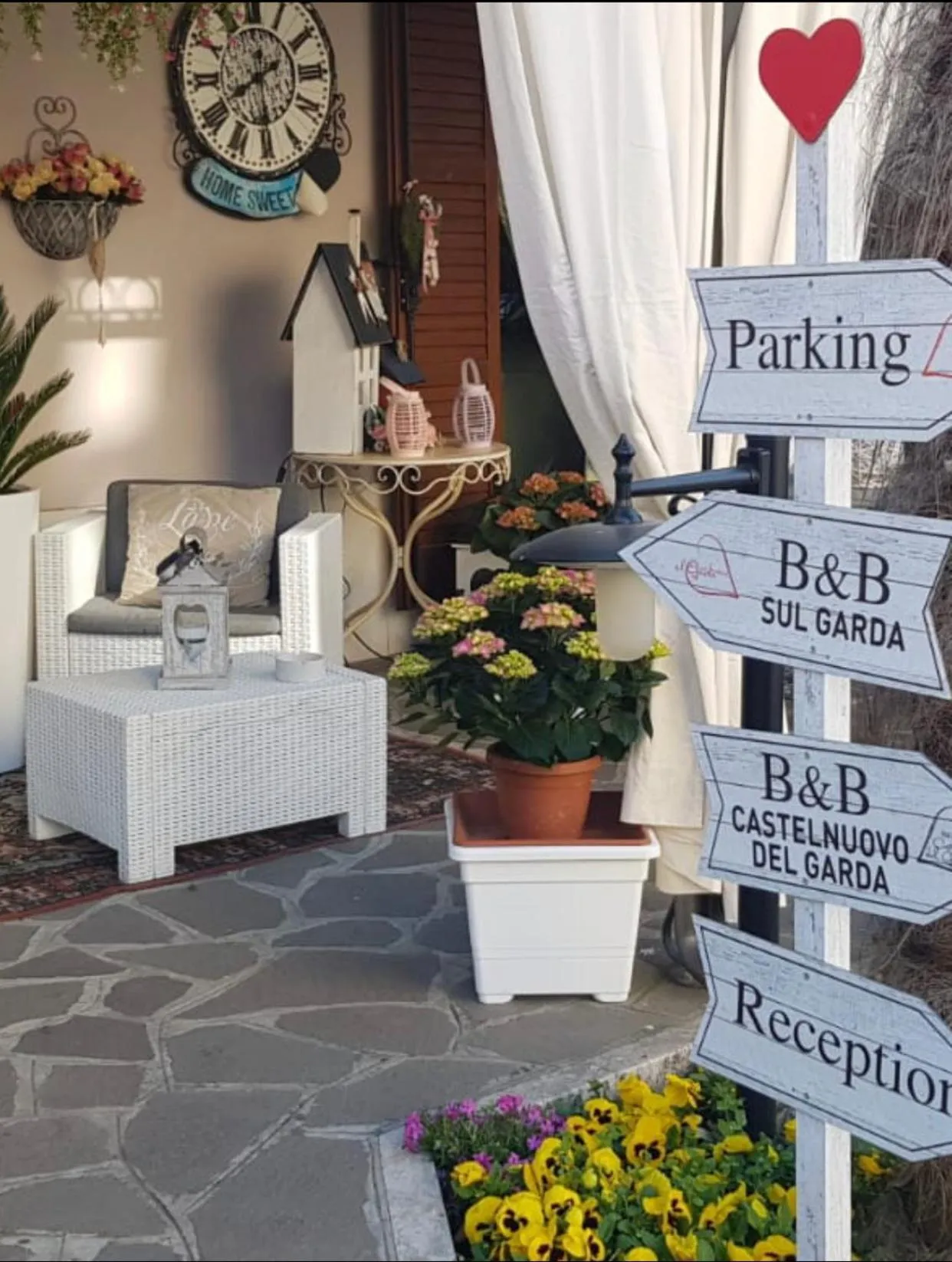 Lobby or reception in B&B Sul Garda