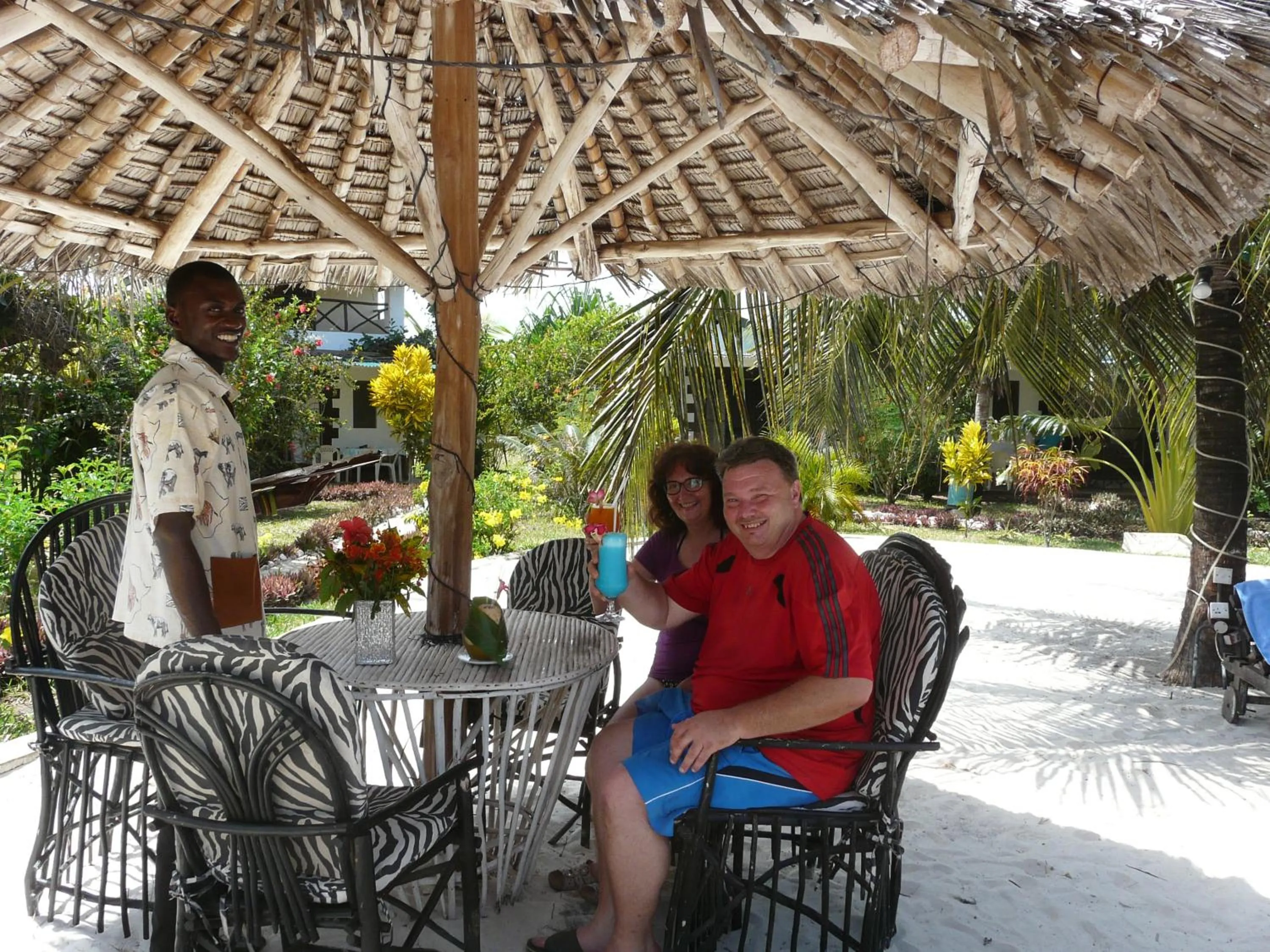 Garden in African Dream Cottages - Diani Beach