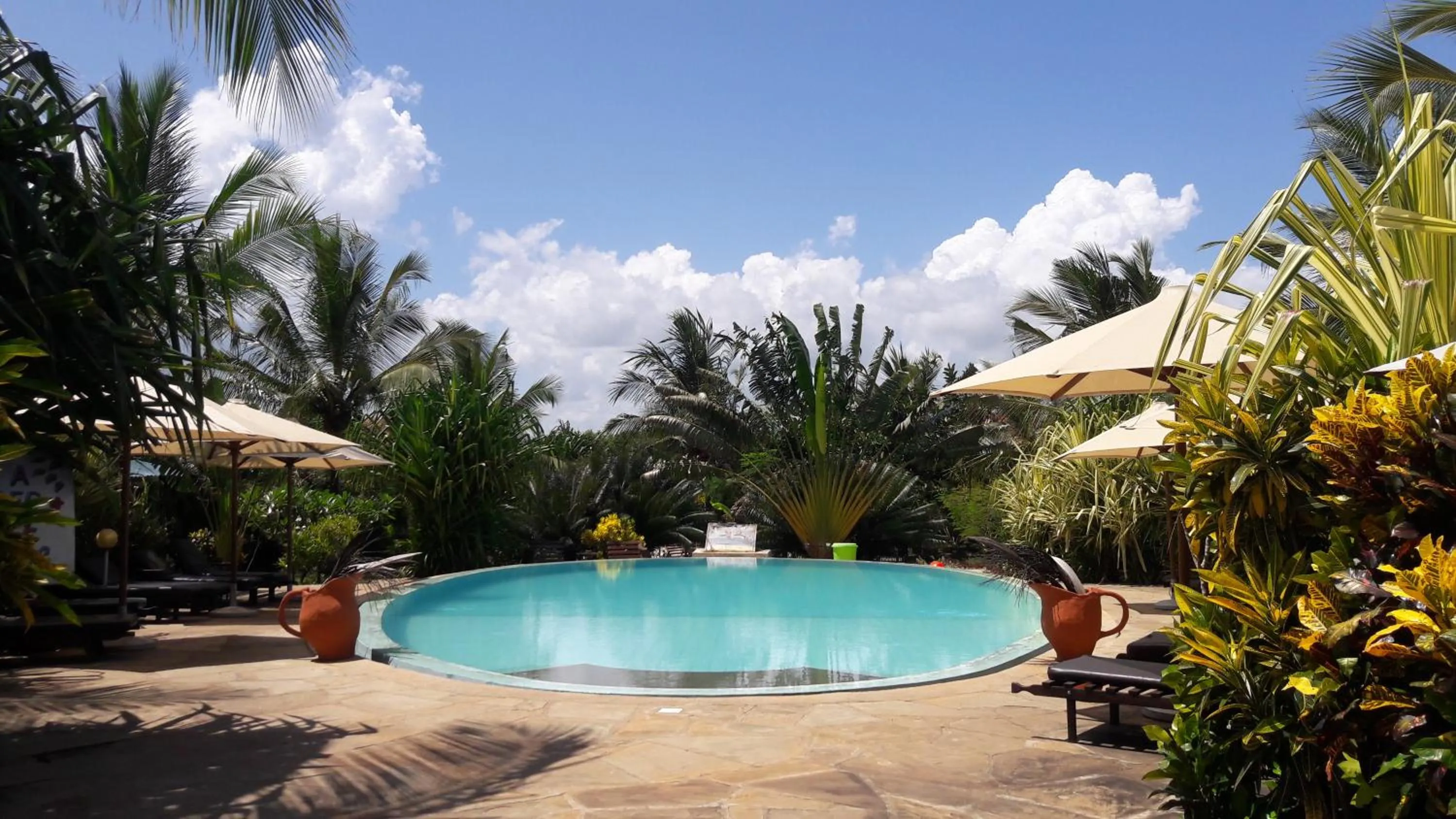 Garden in African Dream Cottages - Diani Beach