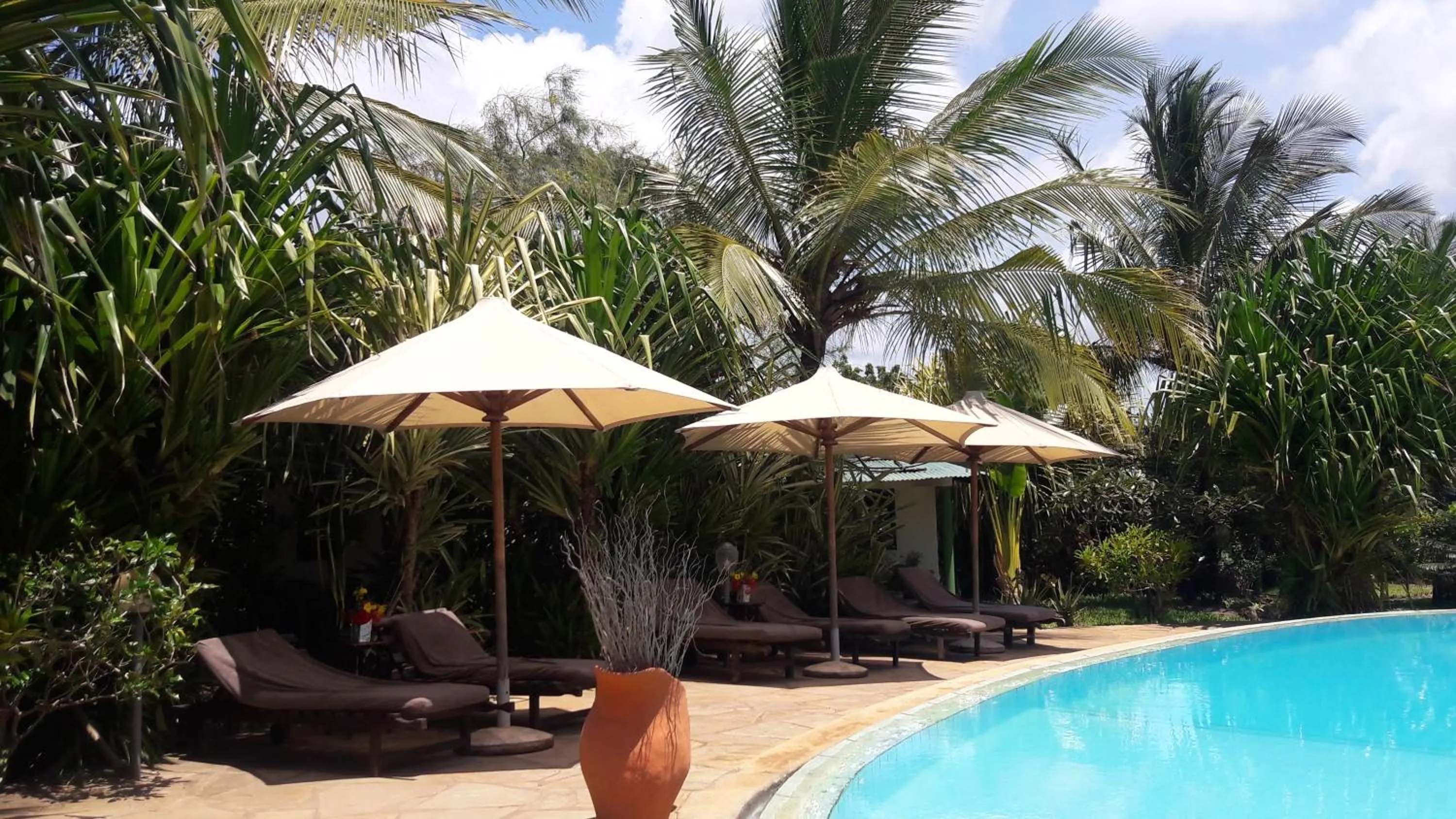 Patio in African Dream Cottages - Diani Beach
