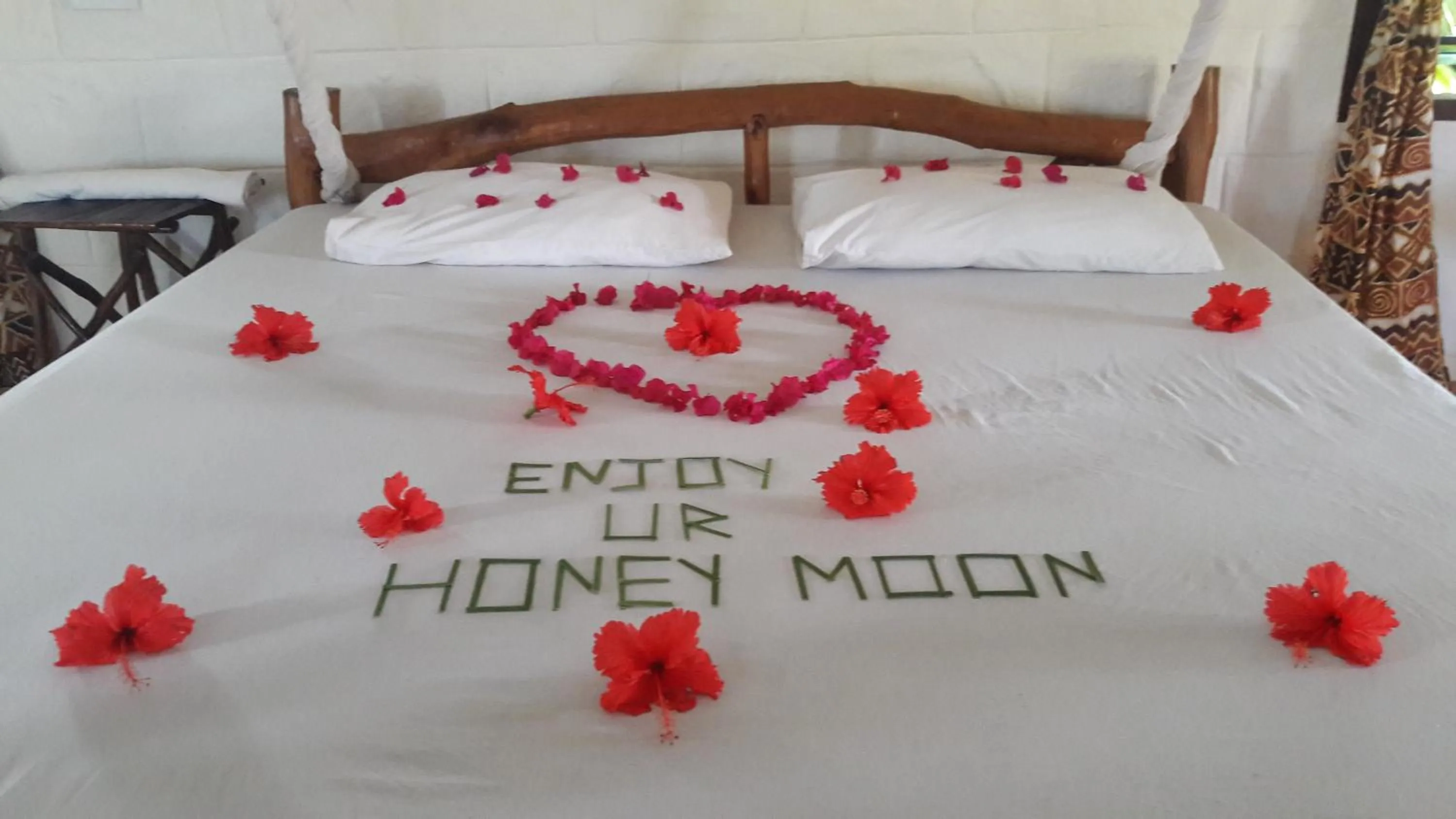 Bed in African Dream Cottages - Diani Beach