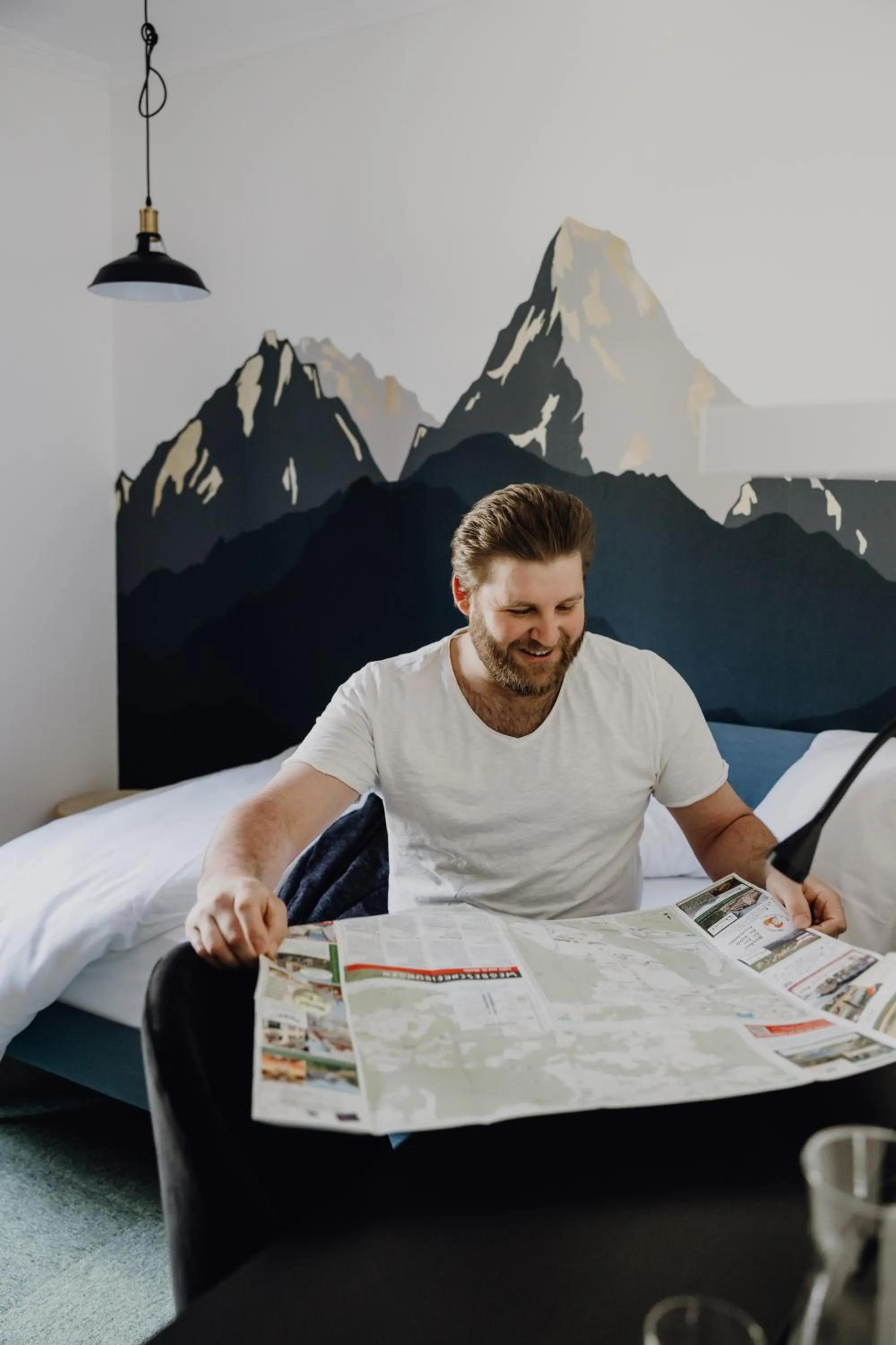 Photo of the whole room, Bed in Dorfcafe Unken Hotelpension sWirtshaus im Dorf