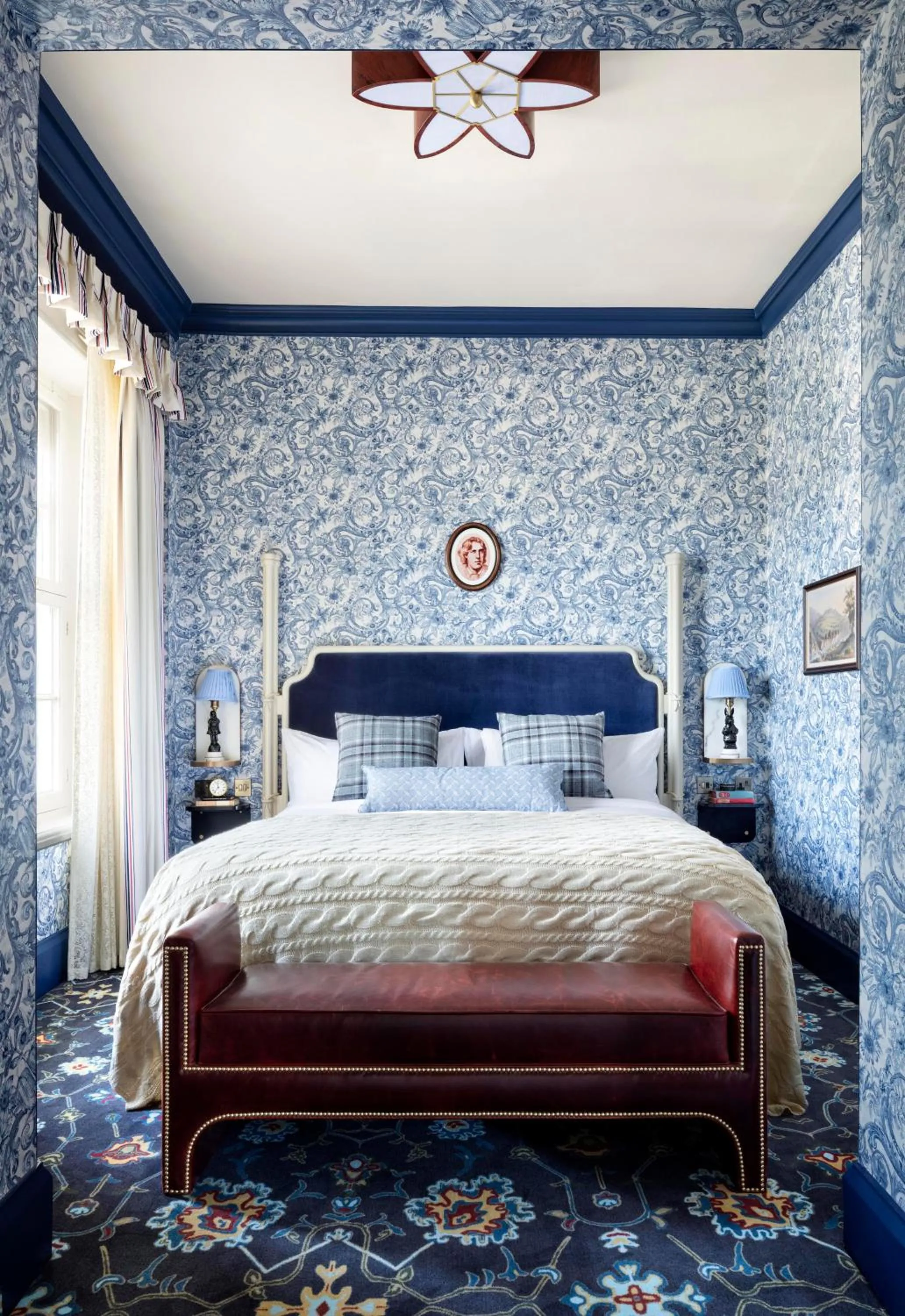 Bed in The Randolph Hotel Oxford, a Graduate by Hilton Hotel