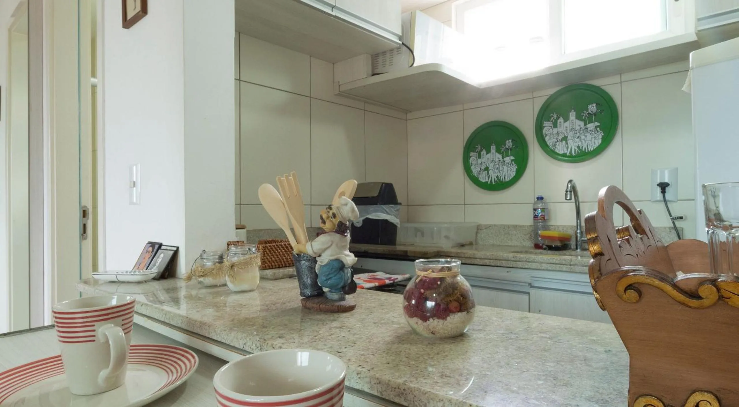 Kitchen or kitchenette in Apple Flat #201 - Apê em Ponta Negra por Carpediem