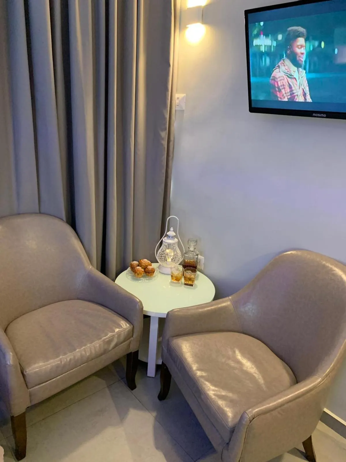 Seating area in Motel Hofim