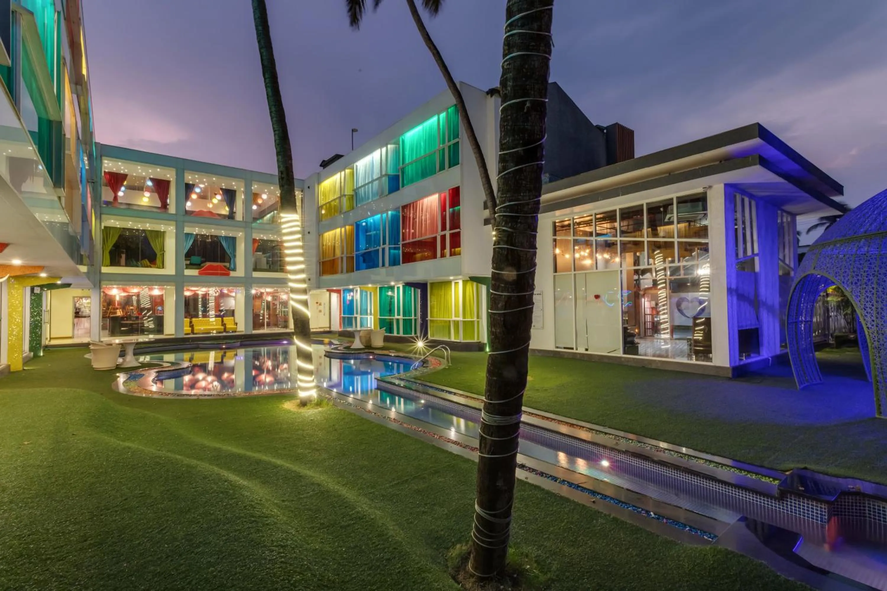 Property building in I Love Bell Bottoms Vagator Goa