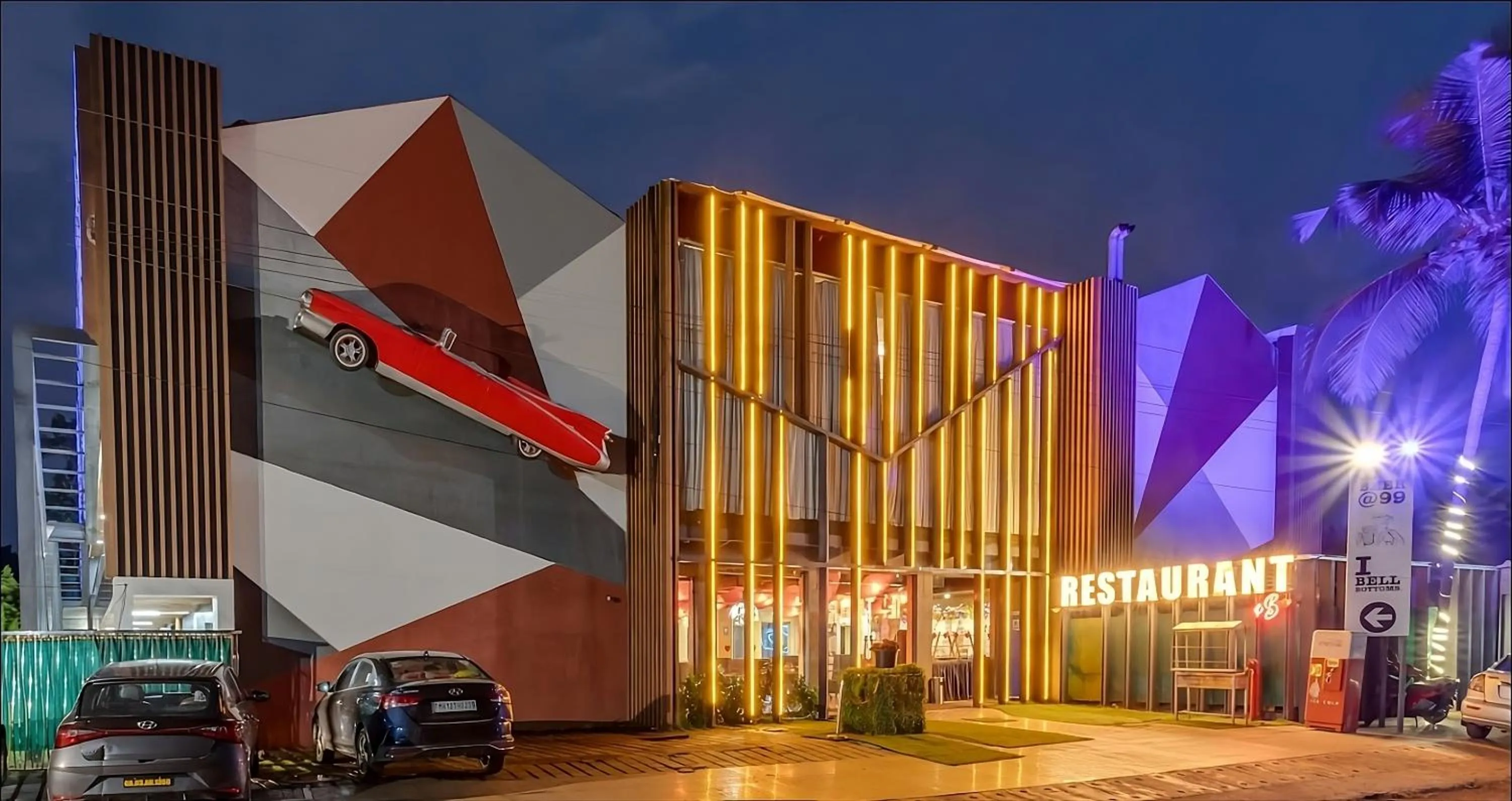 Property building in I Love Bell Bottoms Vagator Goa