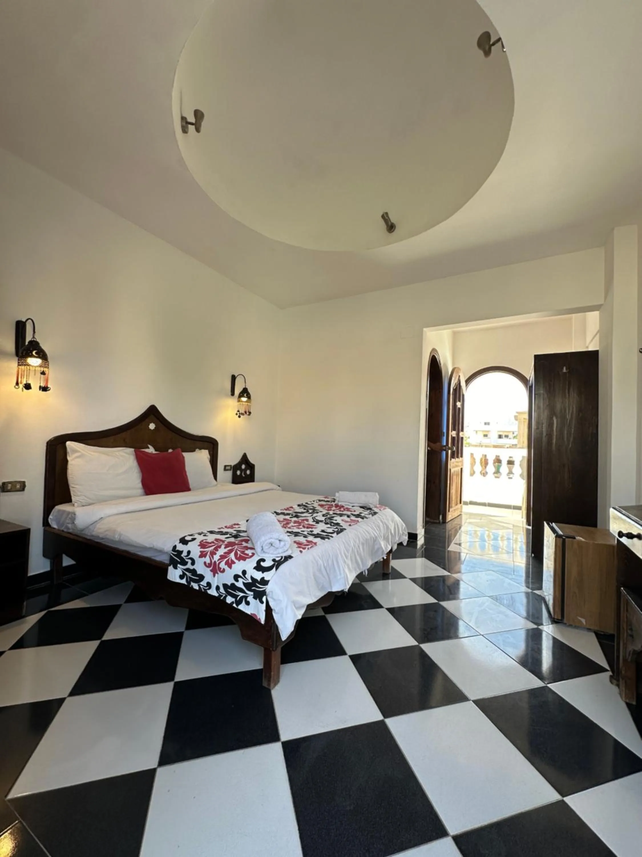 Bed in El Salam hotel