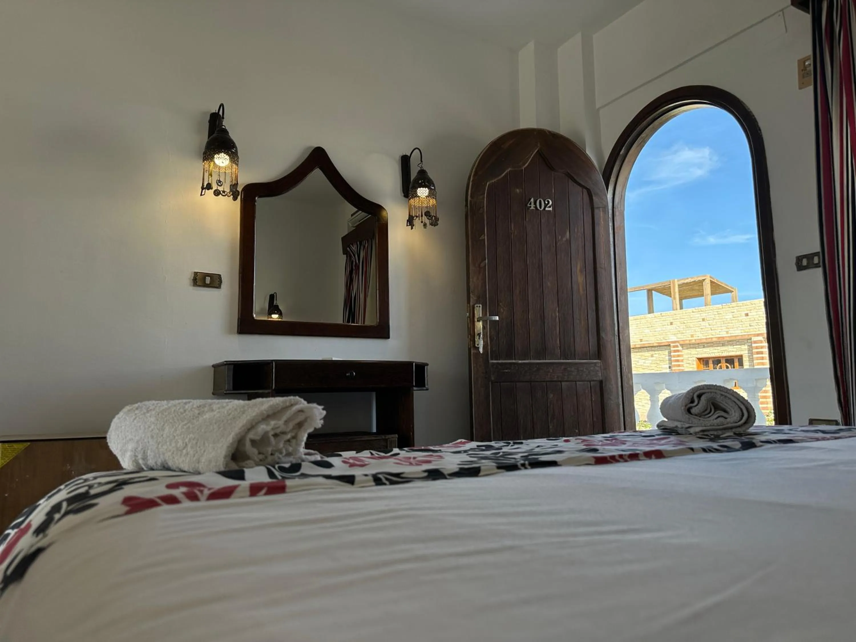Bed in El Salam hotel