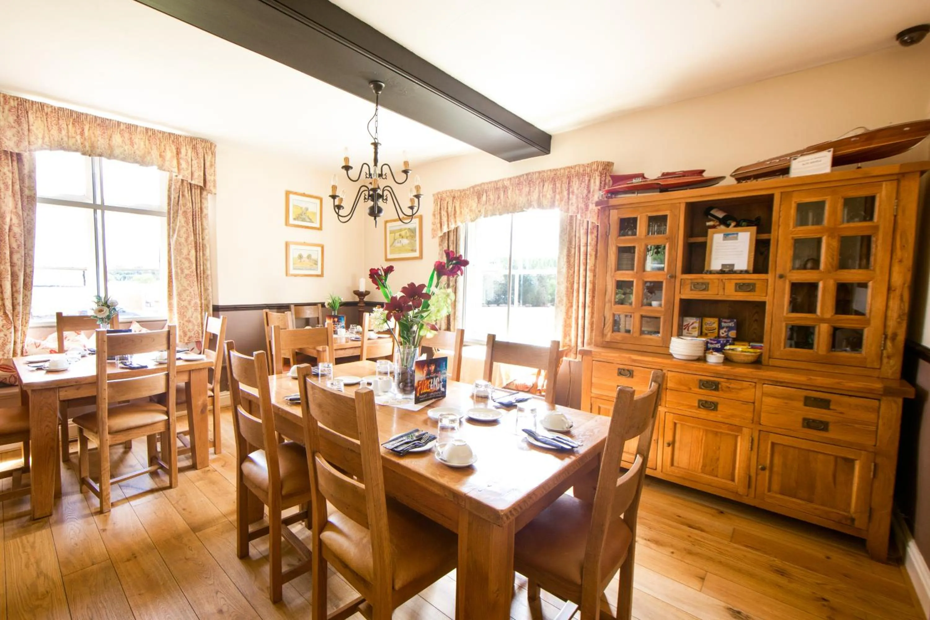 Dining area in Old Hall House, NEC