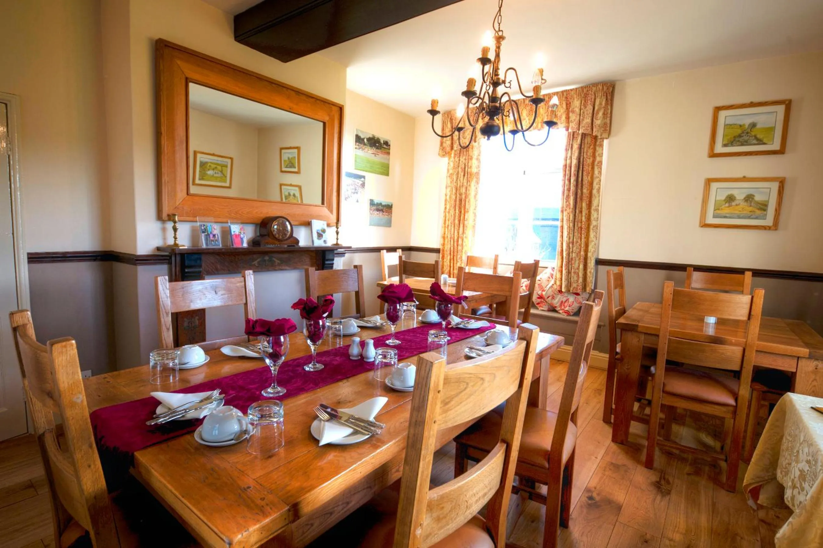 Dining area in Old Hall House, NEC