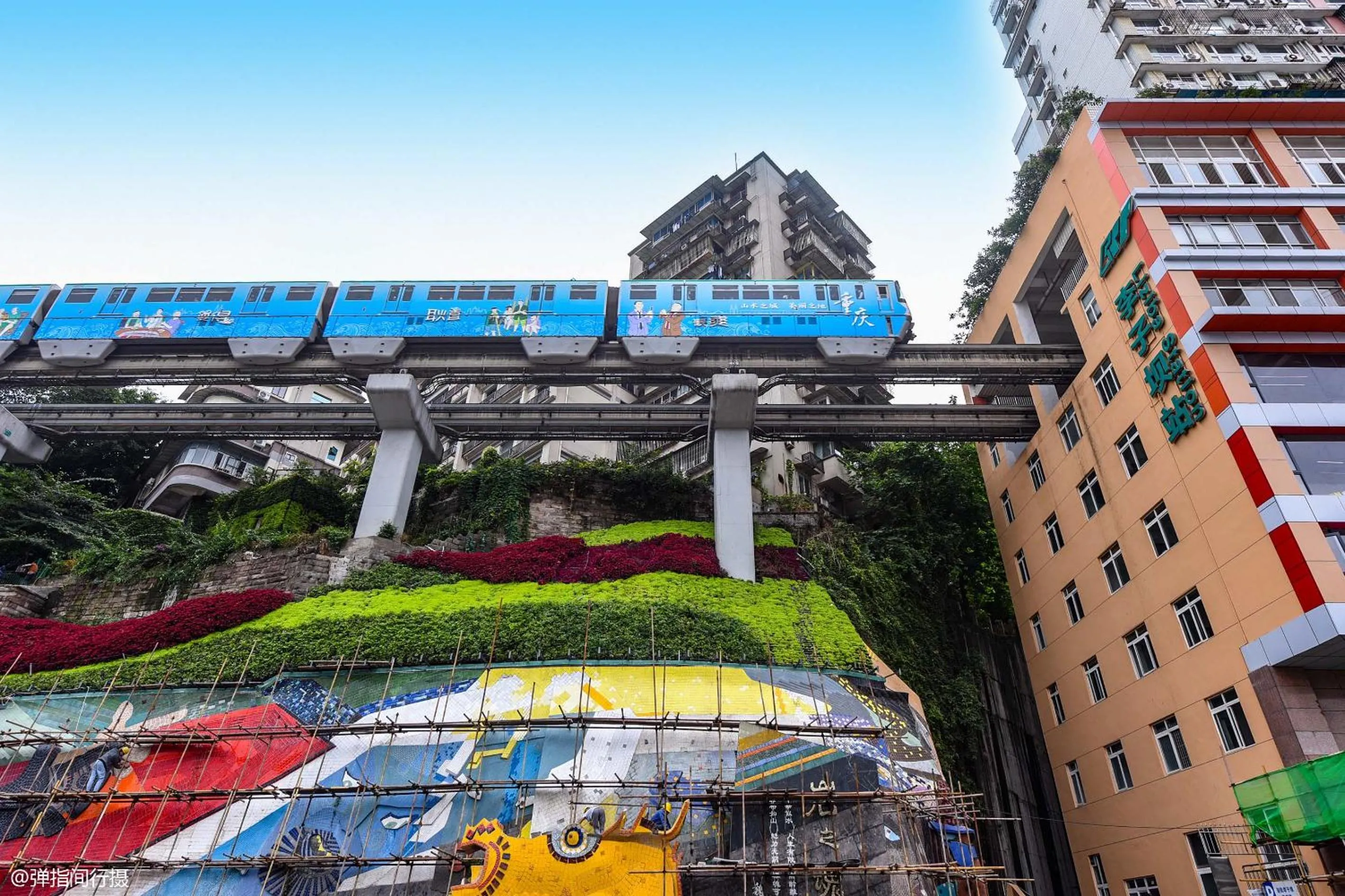 City view in Wuyu Hotel - Chongqing Jiangbei Airport & Light Rail