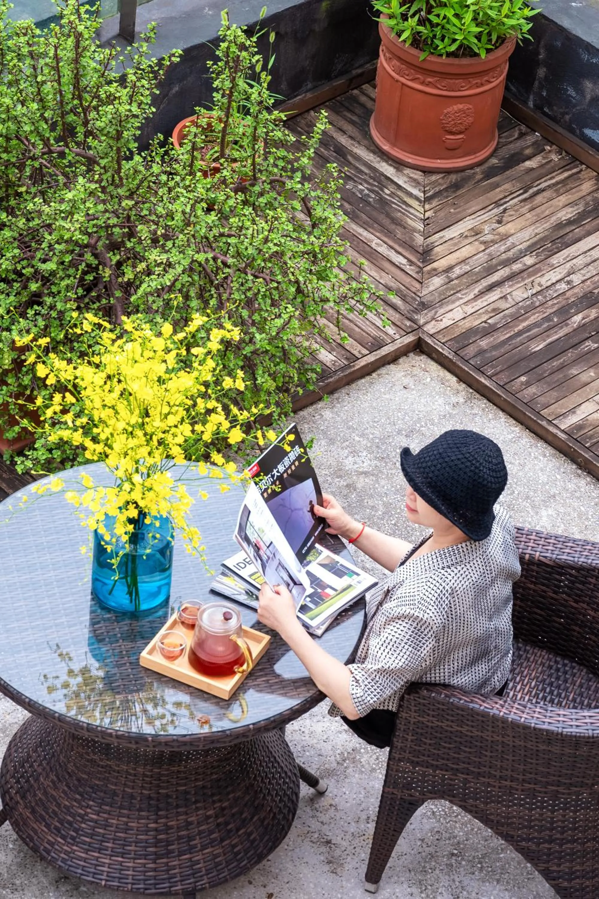 Garden view in Wuyu Hotel - Chongqing Jiangbei Airport & Light Rail