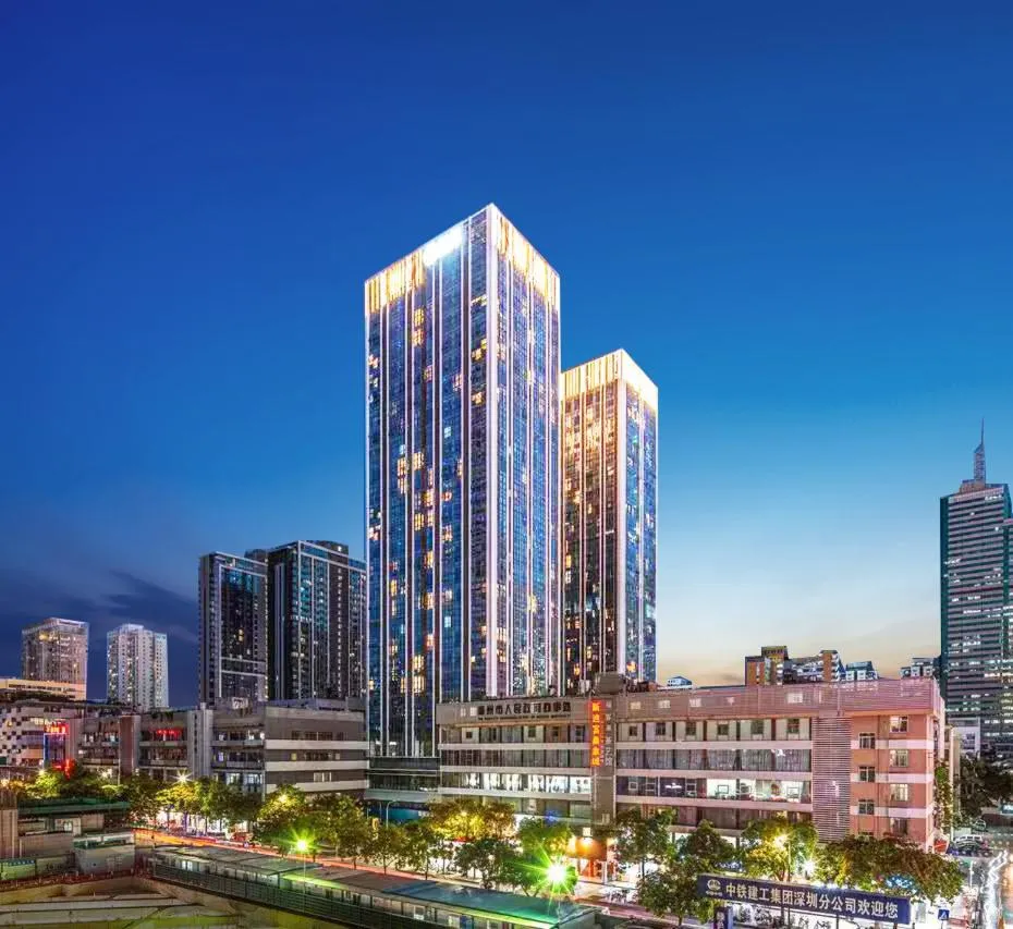 Night in Gepai Executive Apartment - Shenzhen Futian Convention and Exhibition Center