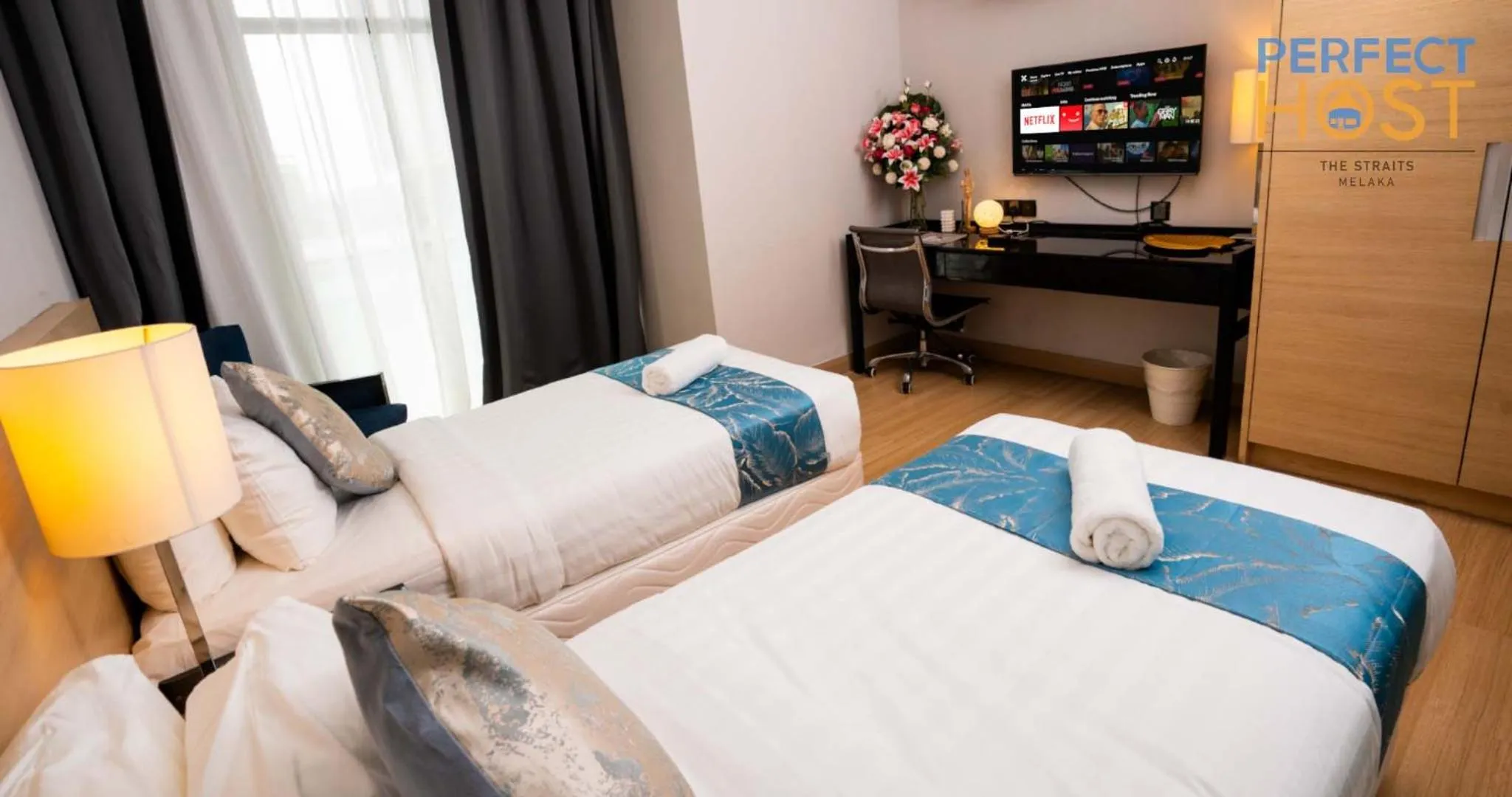 Bed in The Straits Melaka by Perfect Host
