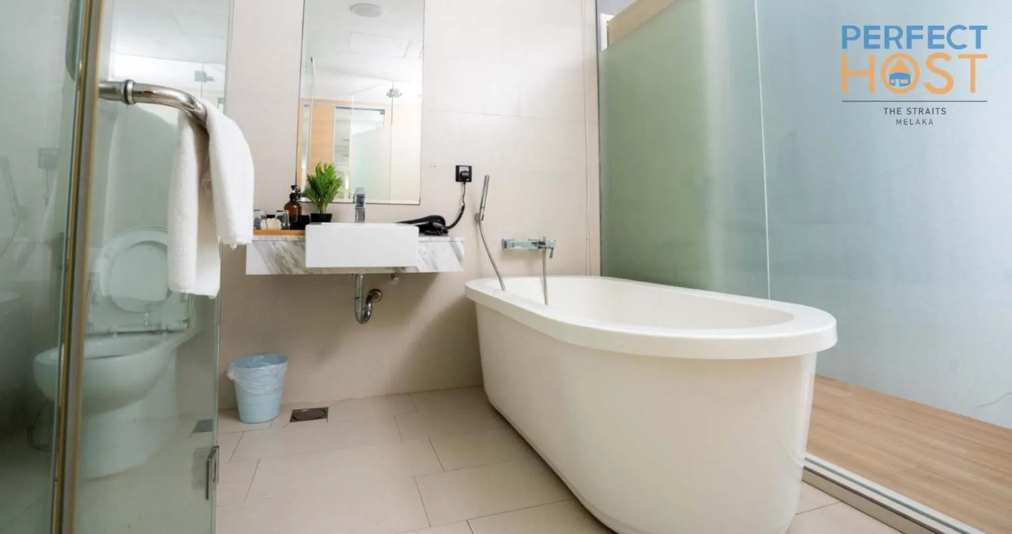 Bathroom in The Straits Melaka by Perfect Host