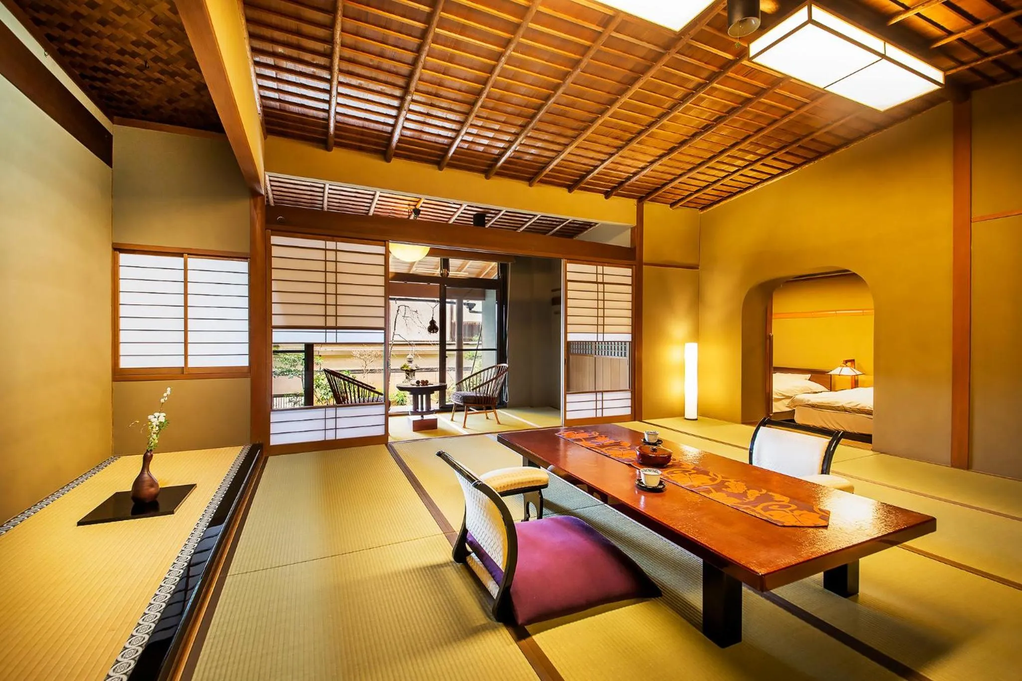 Living room in Ryoutei Ryokan Yasui