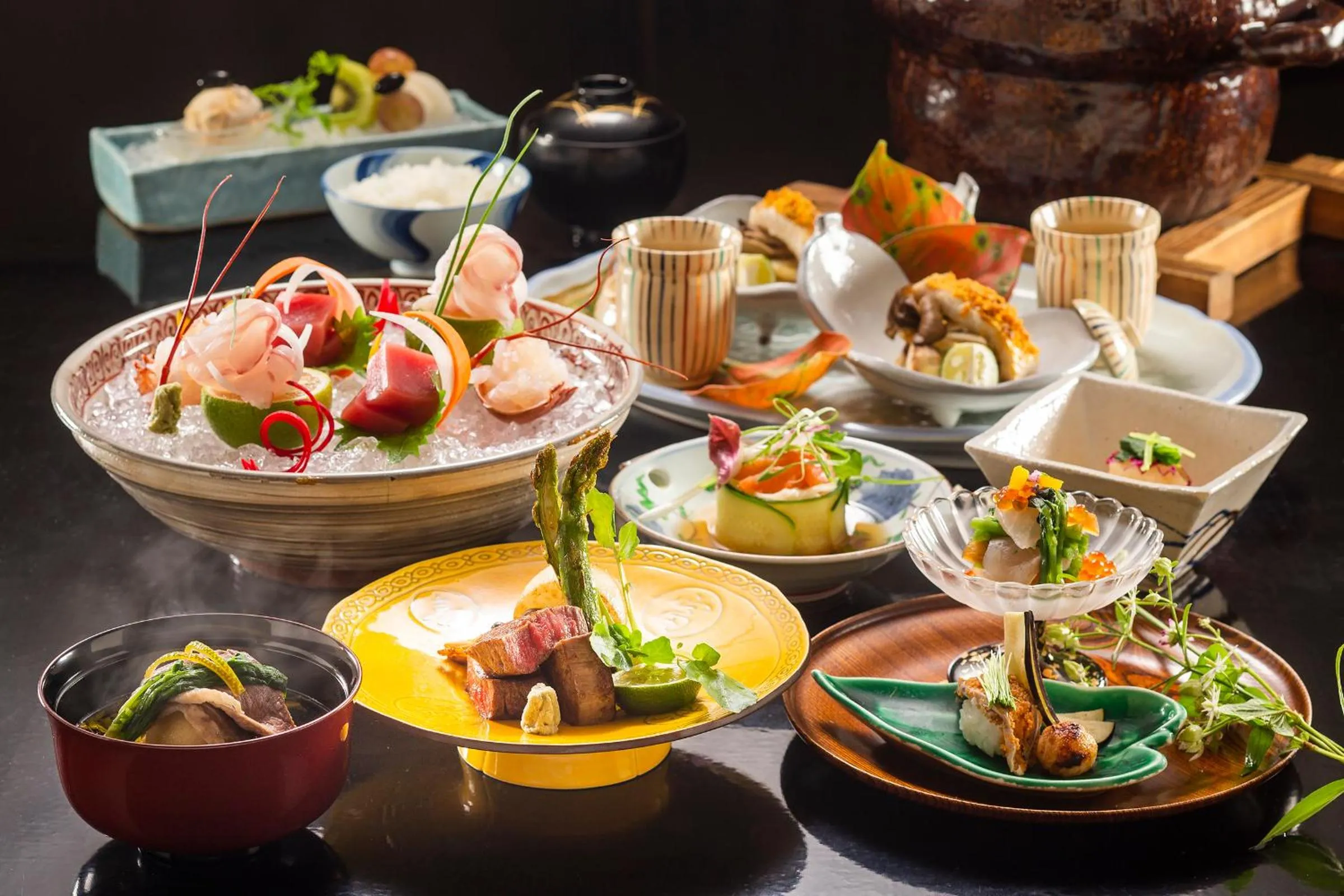 Food in Ryoutei Ryokan Yasui