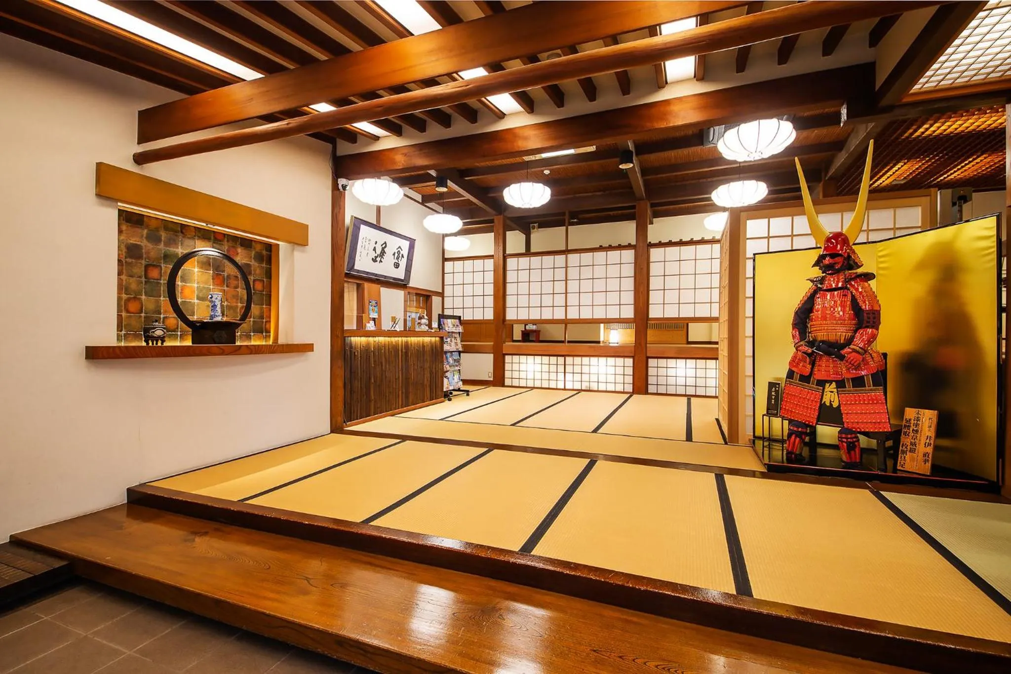 Lobby or reception in Ryoutei Ryokan Yasui