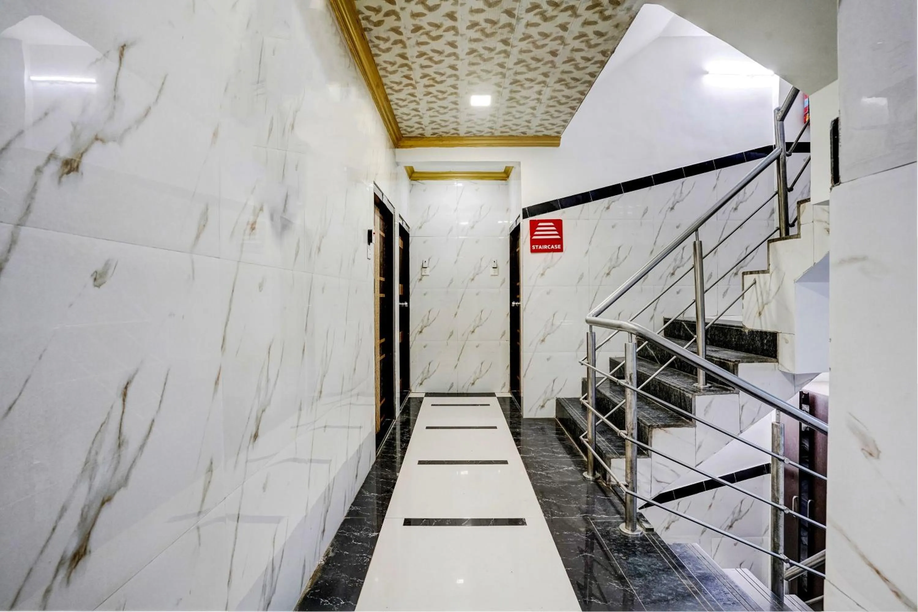 Lobby or reception in Hotel O Shree Sai Residency