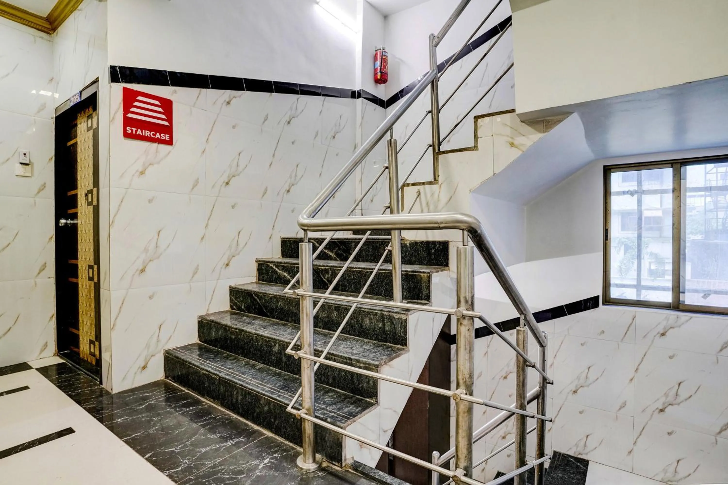 Lobby or reception in Hotel O Shree Sai Residency