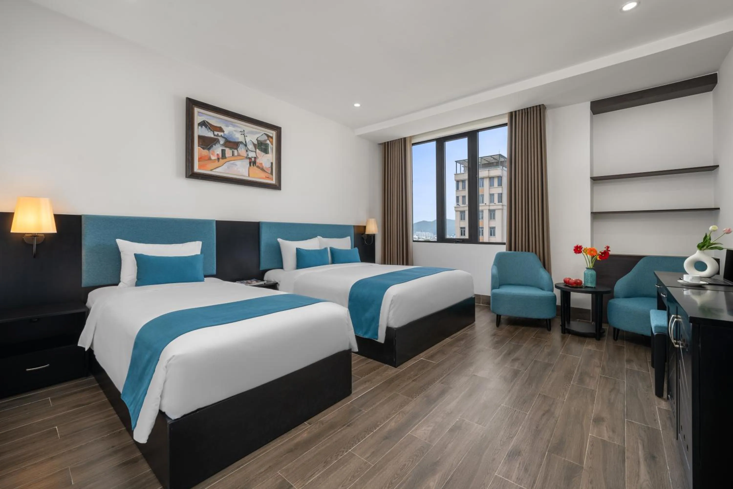 Photo of the whole room, Bed in ViAn Hotel And Spa Danang