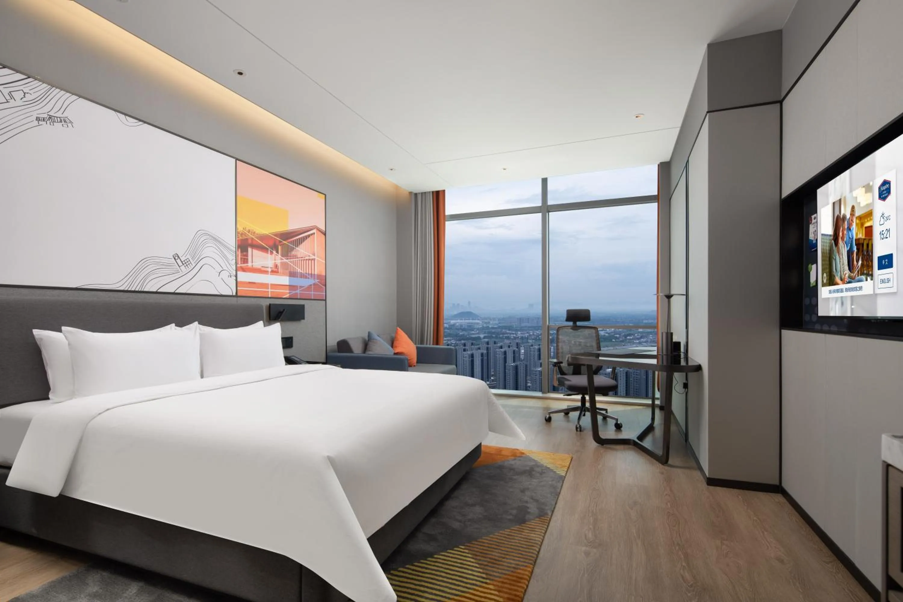 Bed in Hampton by Hilton Hangzhou Liangzhu