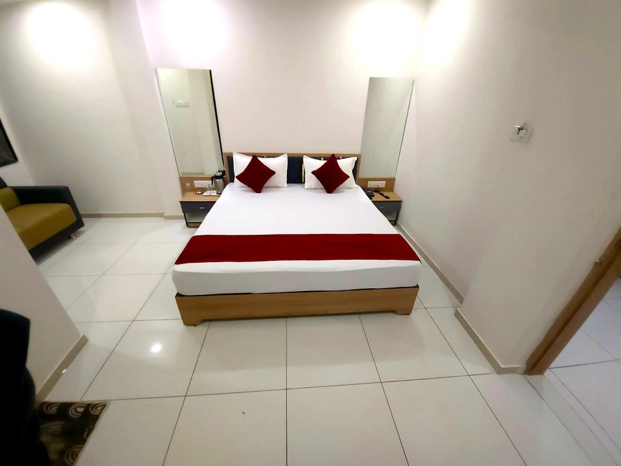 View (from property/room), Bed in Hotel Near Me, Rajkot