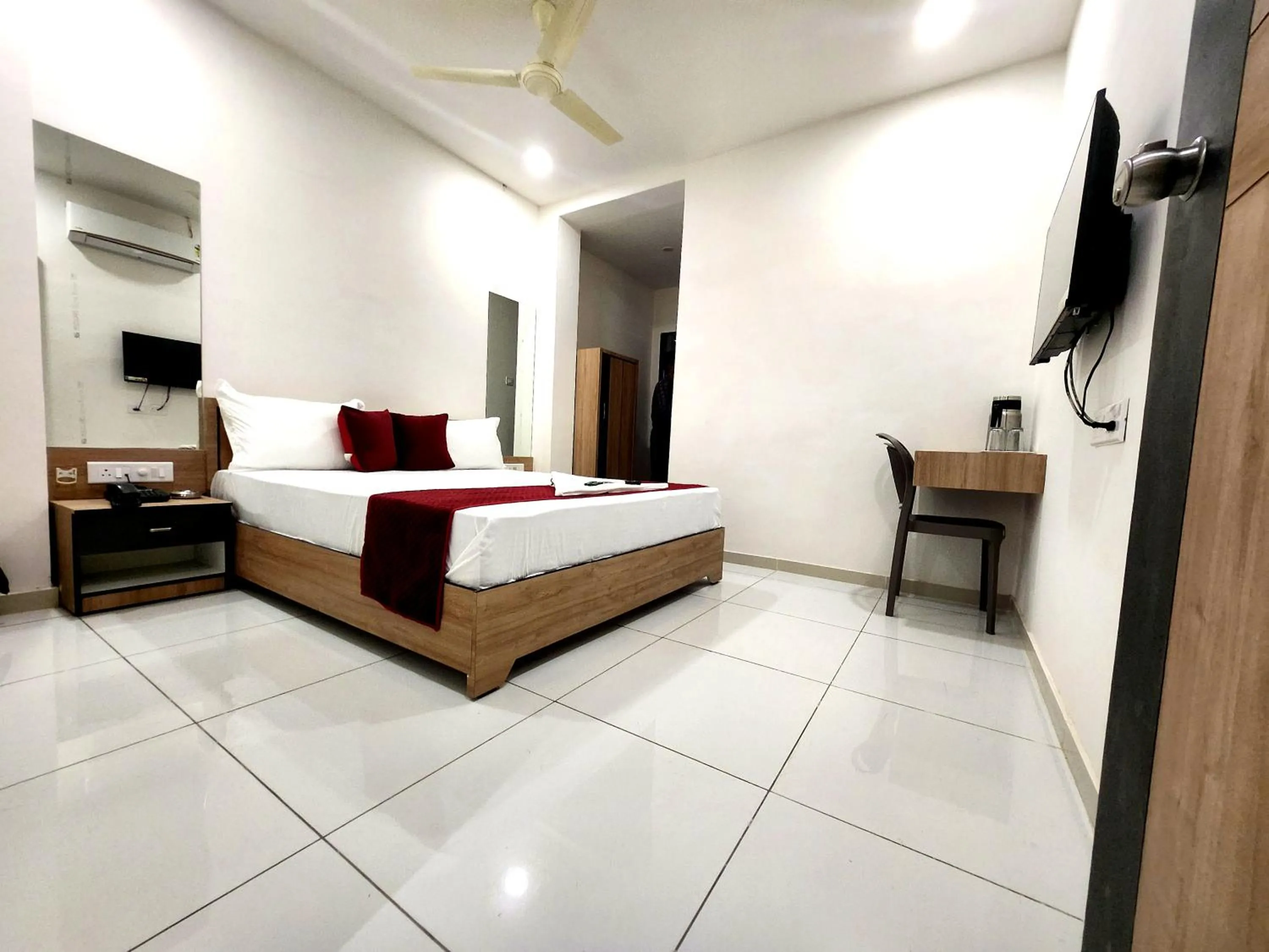 View (from property/room), Bed in Hotel Near Me, Rajkot