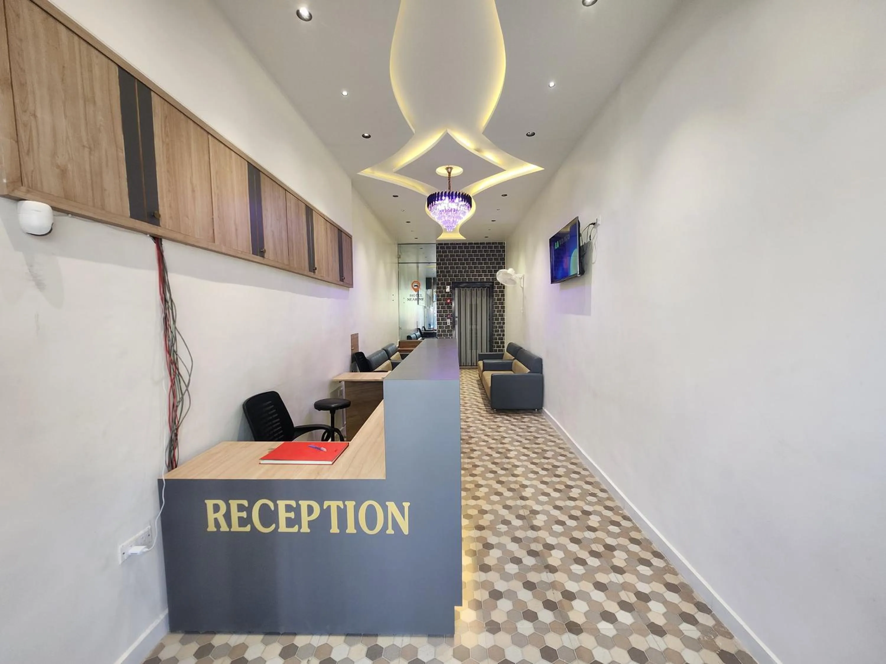 Lobby or reception in Hotel Near Me, Rajkot