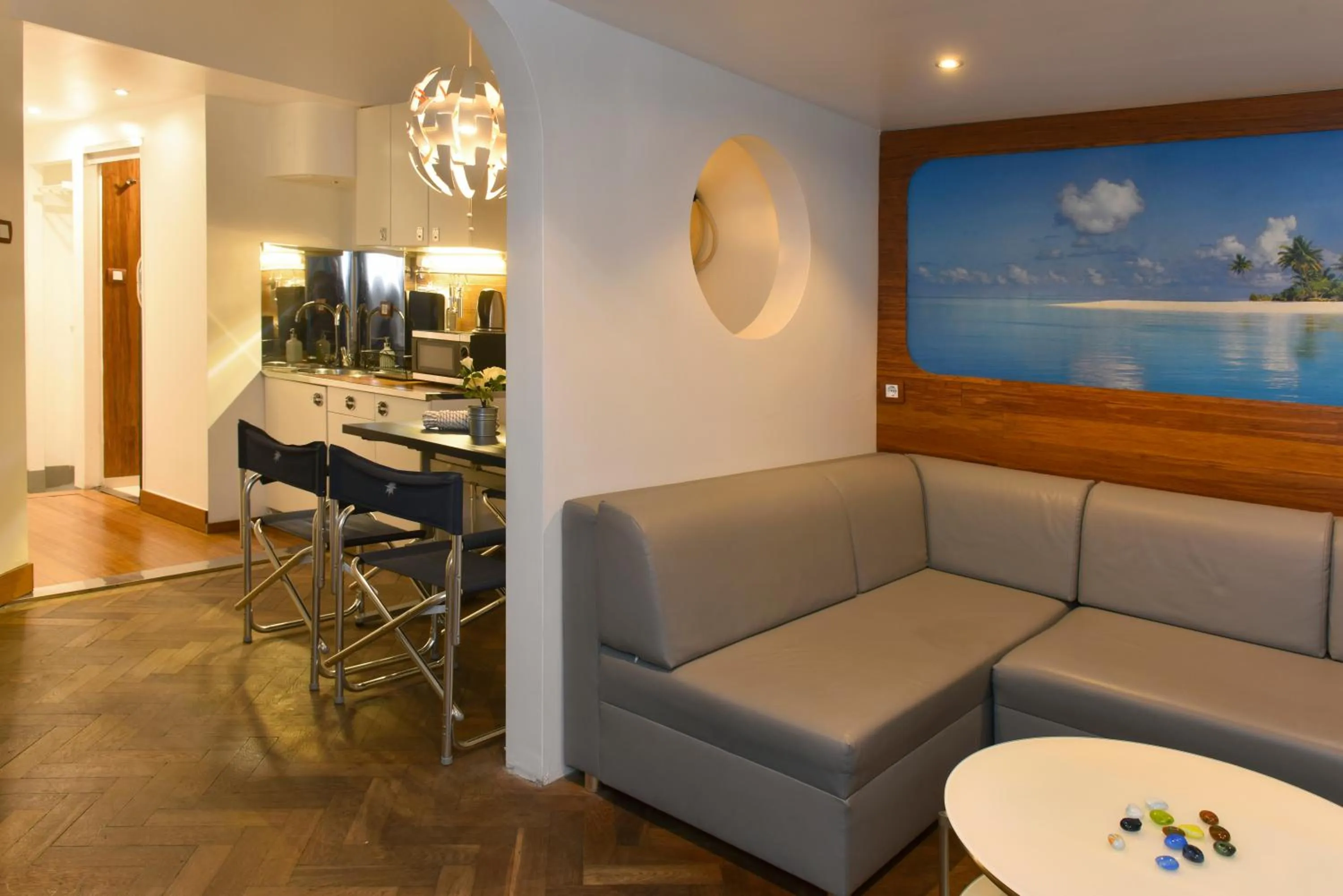 Kitchen or kitchenette in Walk Inn Váci 42