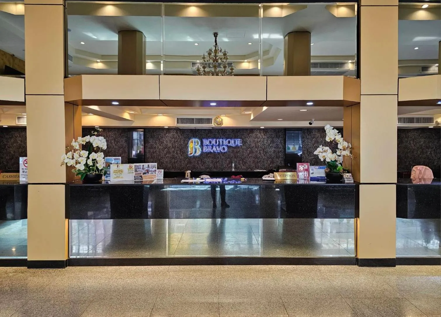 Lobby or reception in Boutique Bravo Hotel