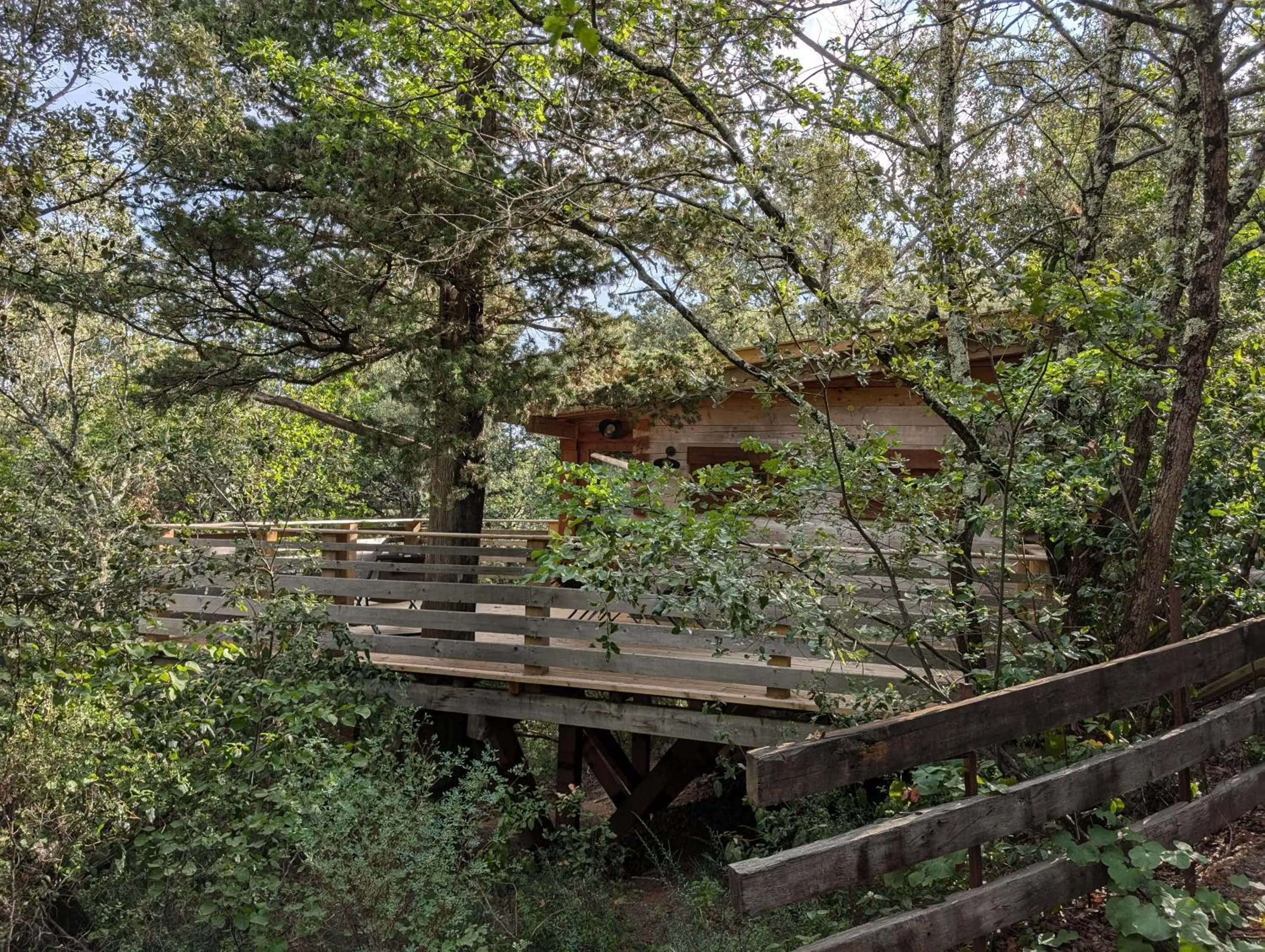 View (from property/room) in Les Cabanes Dans Les Bois Logis Hôtel