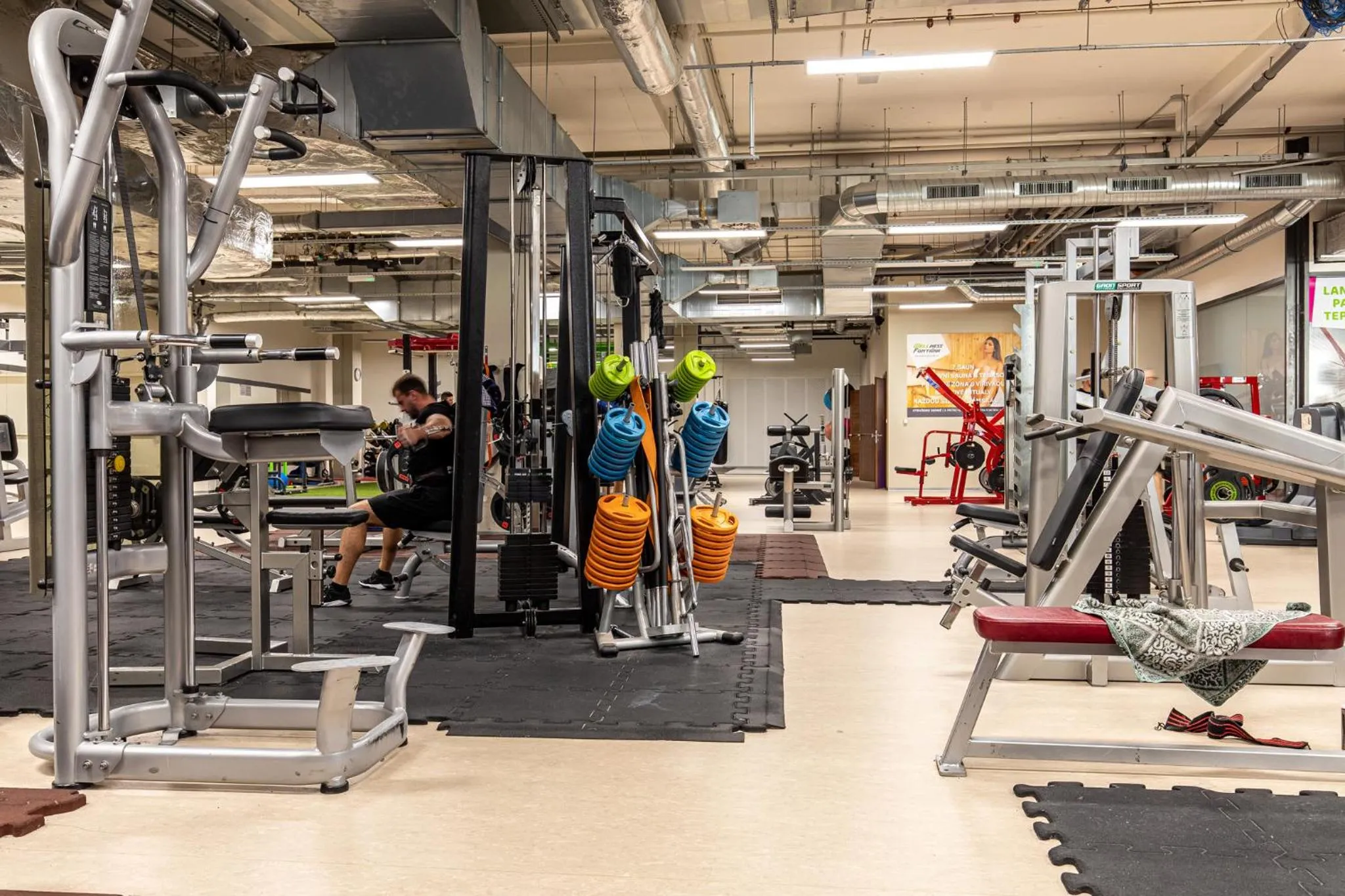 Fitness centre/facilities in Rezidence Fontána