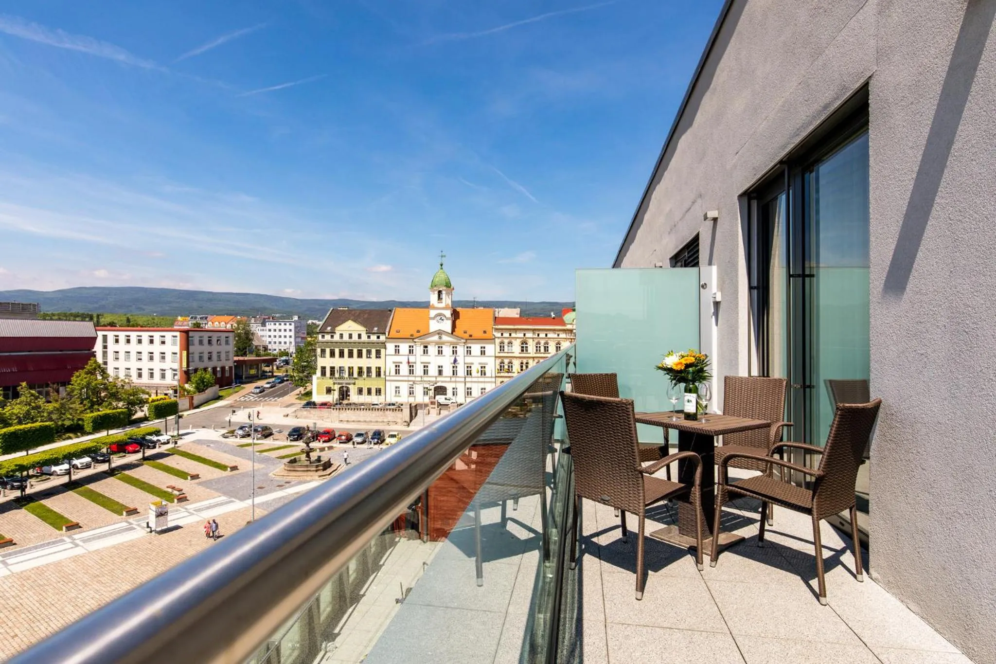 Balcony/Terrace in Rezidence Fontána