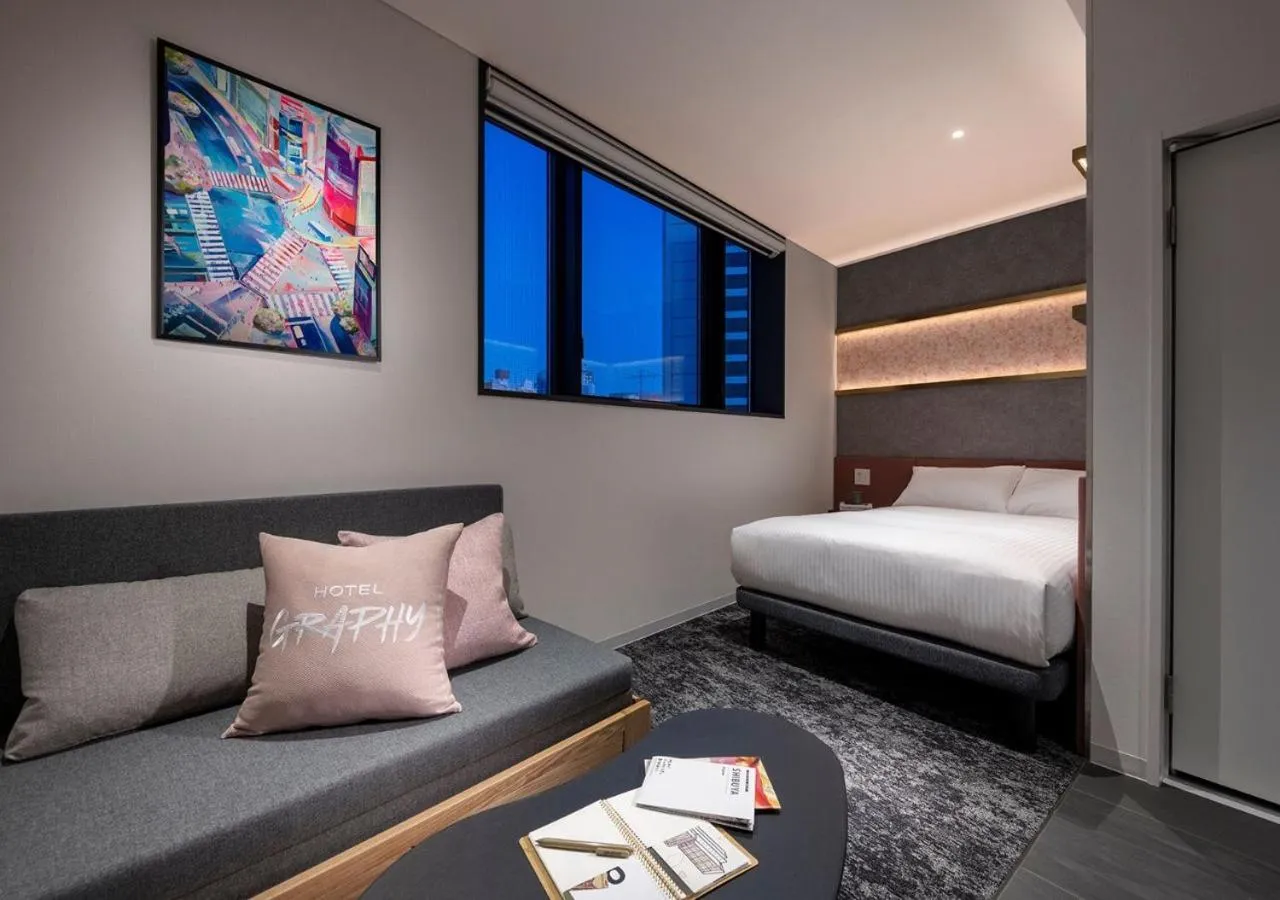 Bed in HOTEL GRAPHY Shibuya
