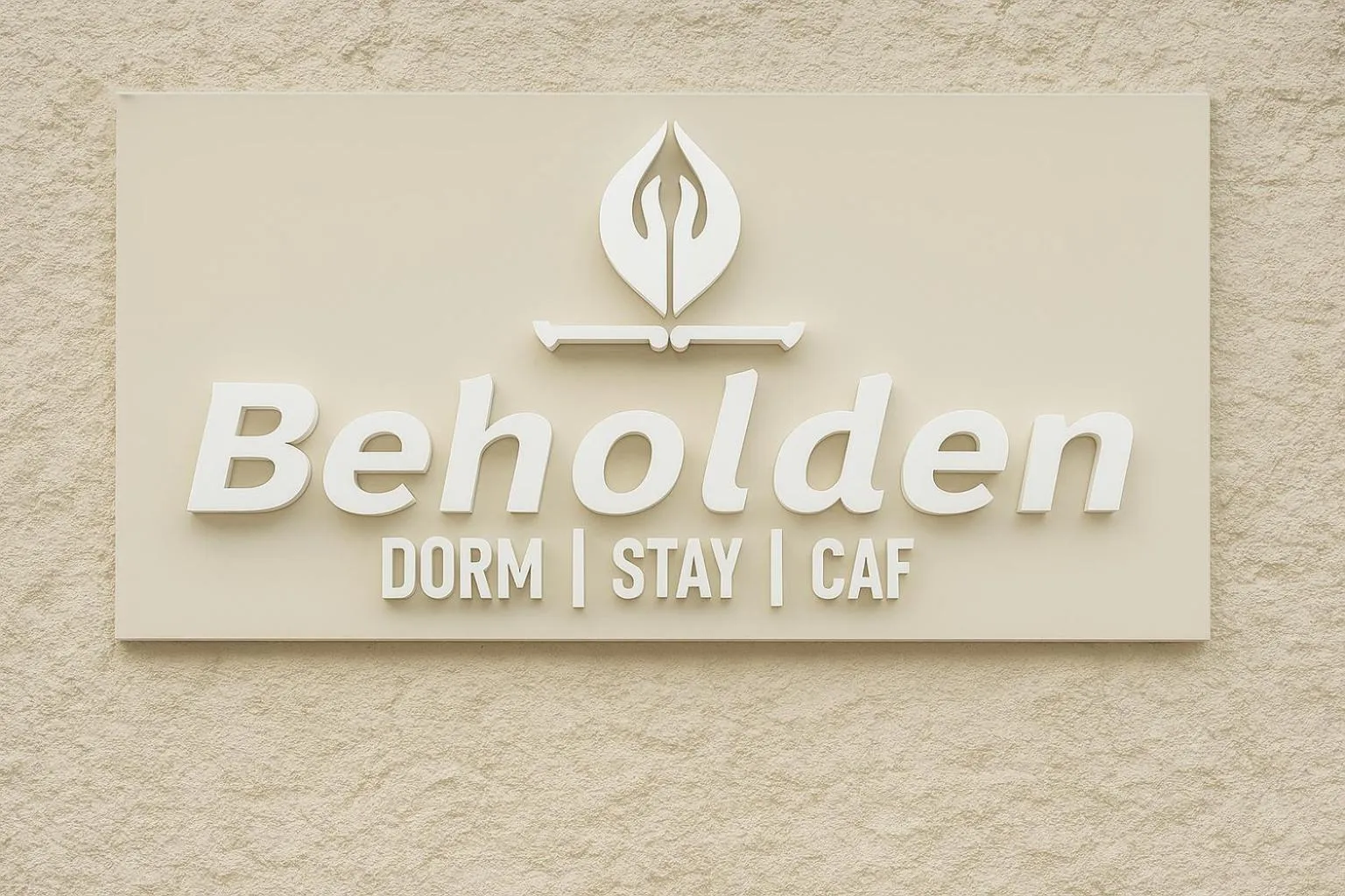 Property logo or sign in Beholden Stay And Cafe - A Luxury Boutique Hotel In Manali