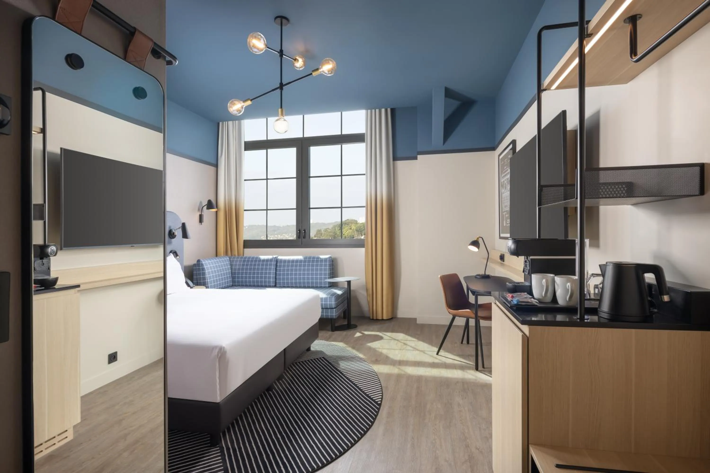 Bedroom, Bed in Hyatt Place Rouen