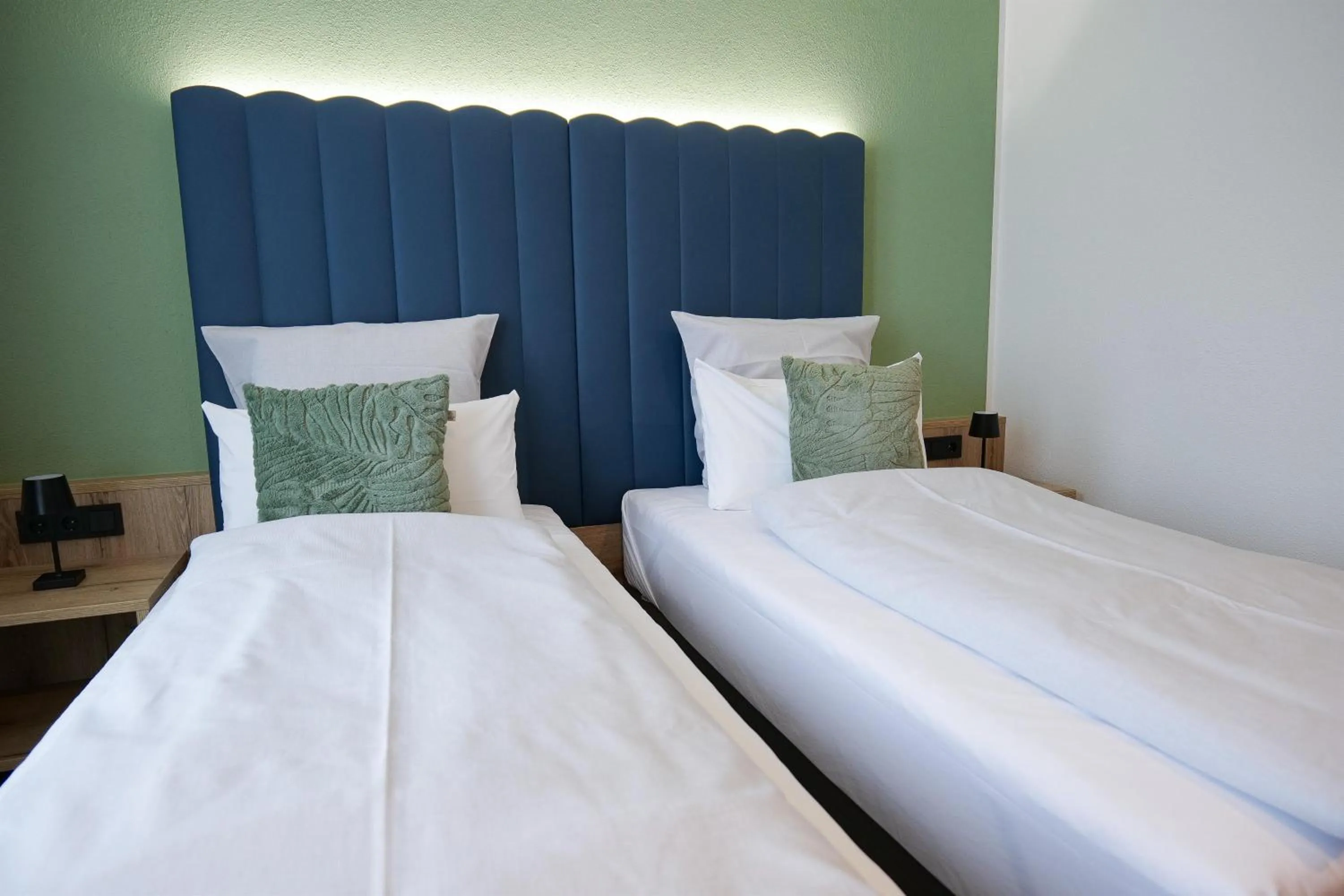 Bed in Reos Hotel Isny