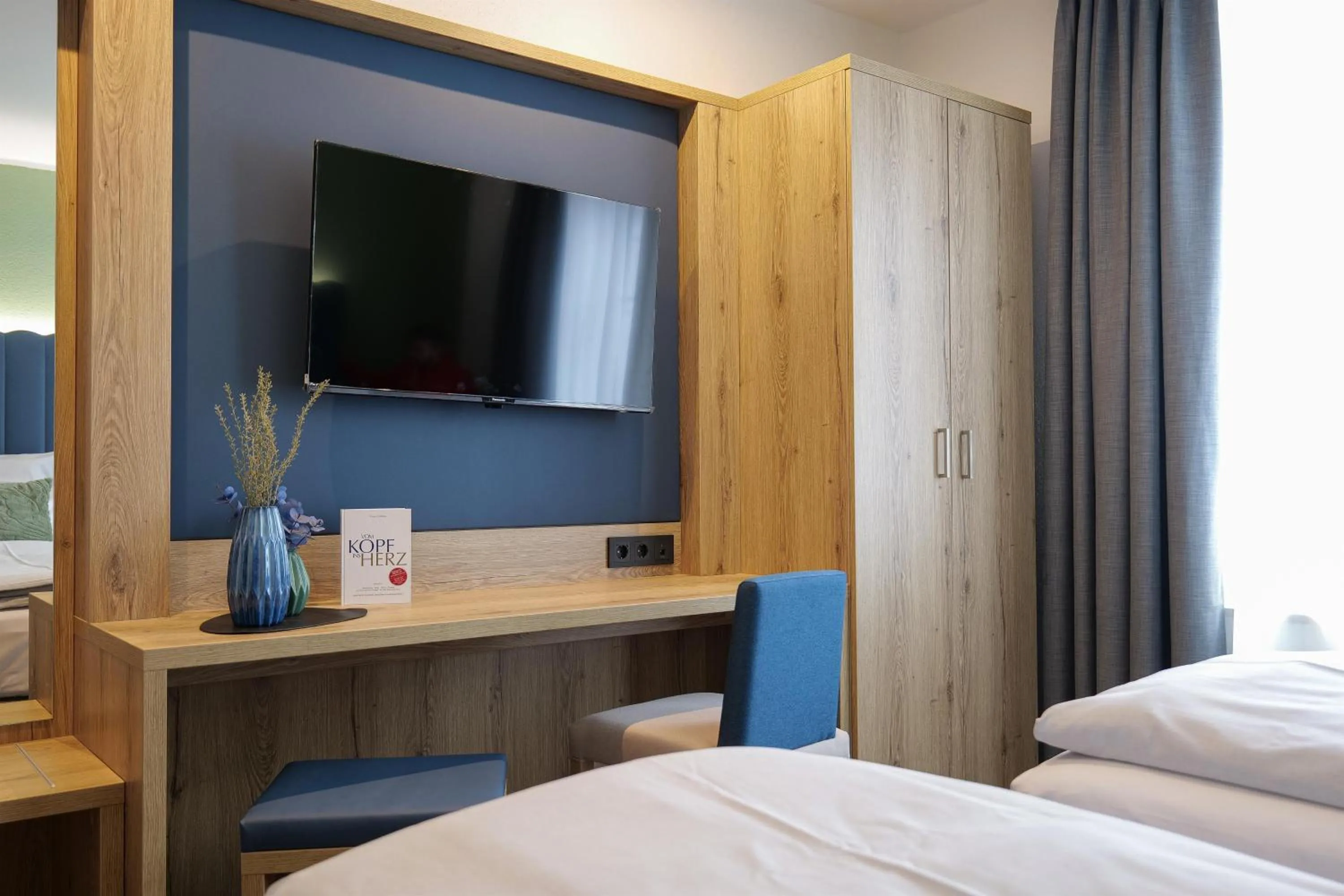 Bed in Reos Hotel Isny