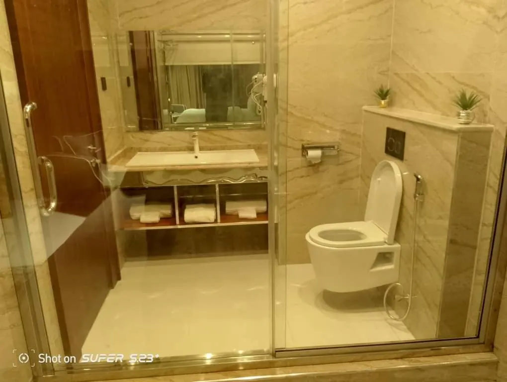 Shower in Boulevard Owerri Hotel