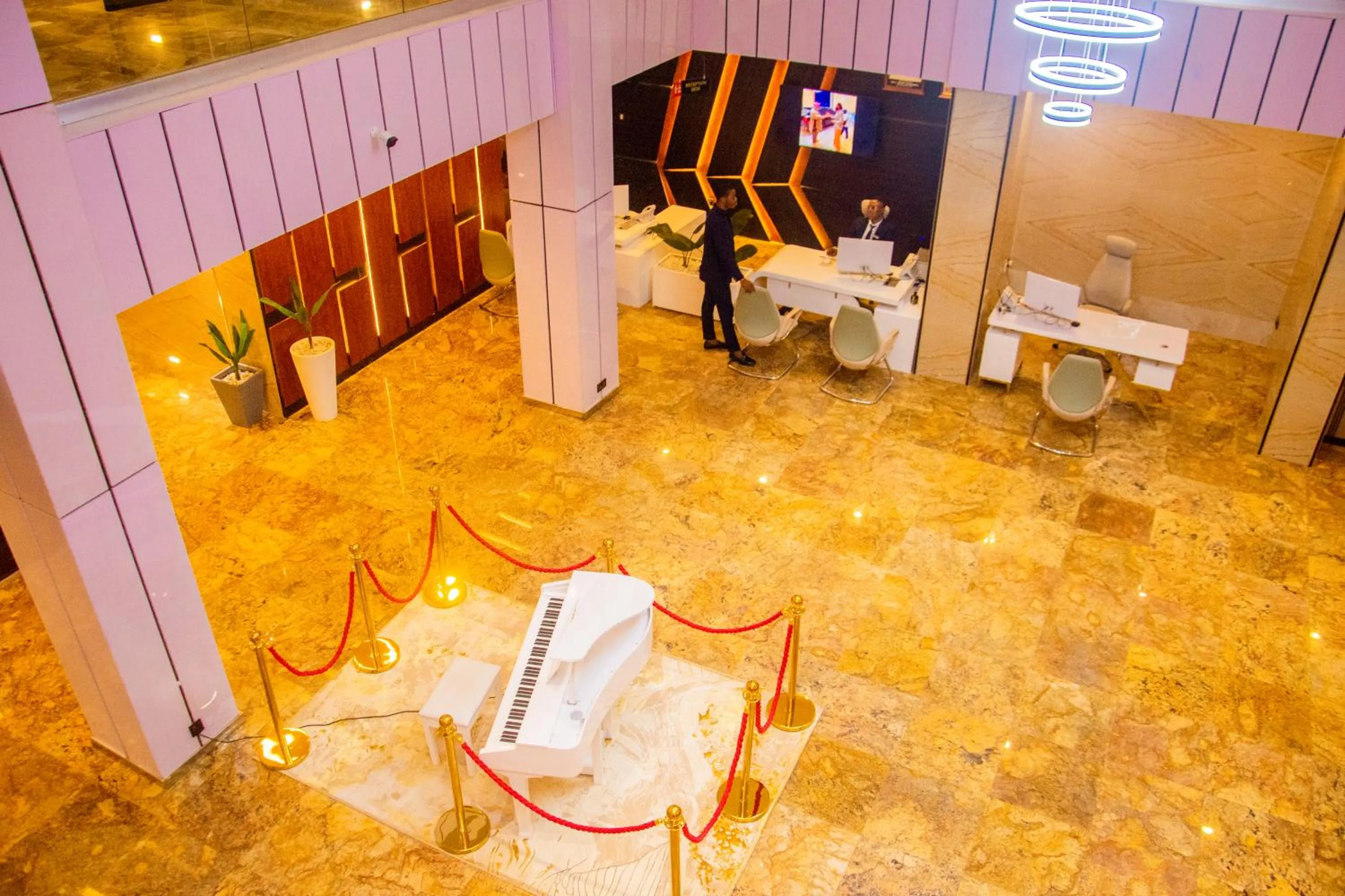 Lobby or reception in Boulevard Owerri Hotel