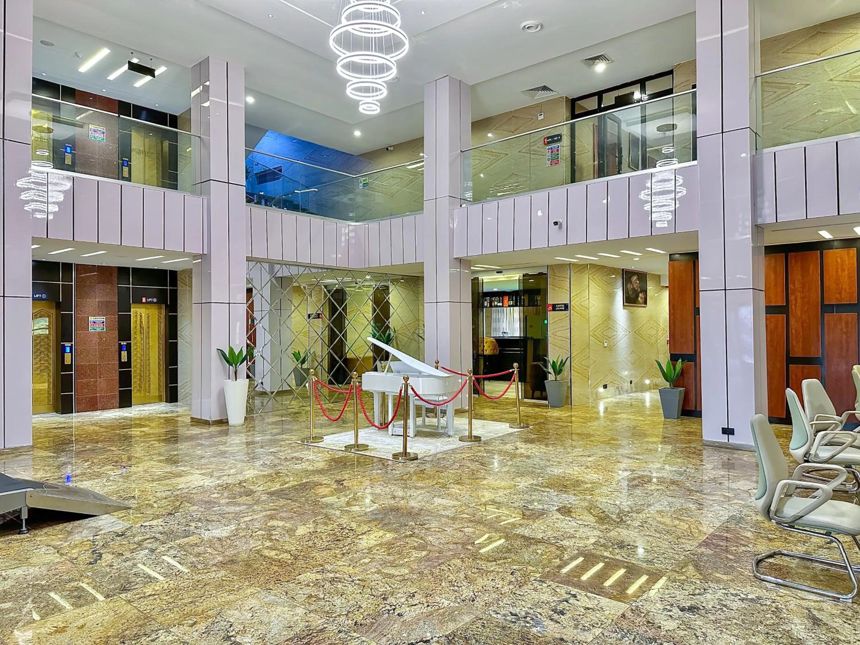 Lobby or reception in Boulevard Owerri Hotel