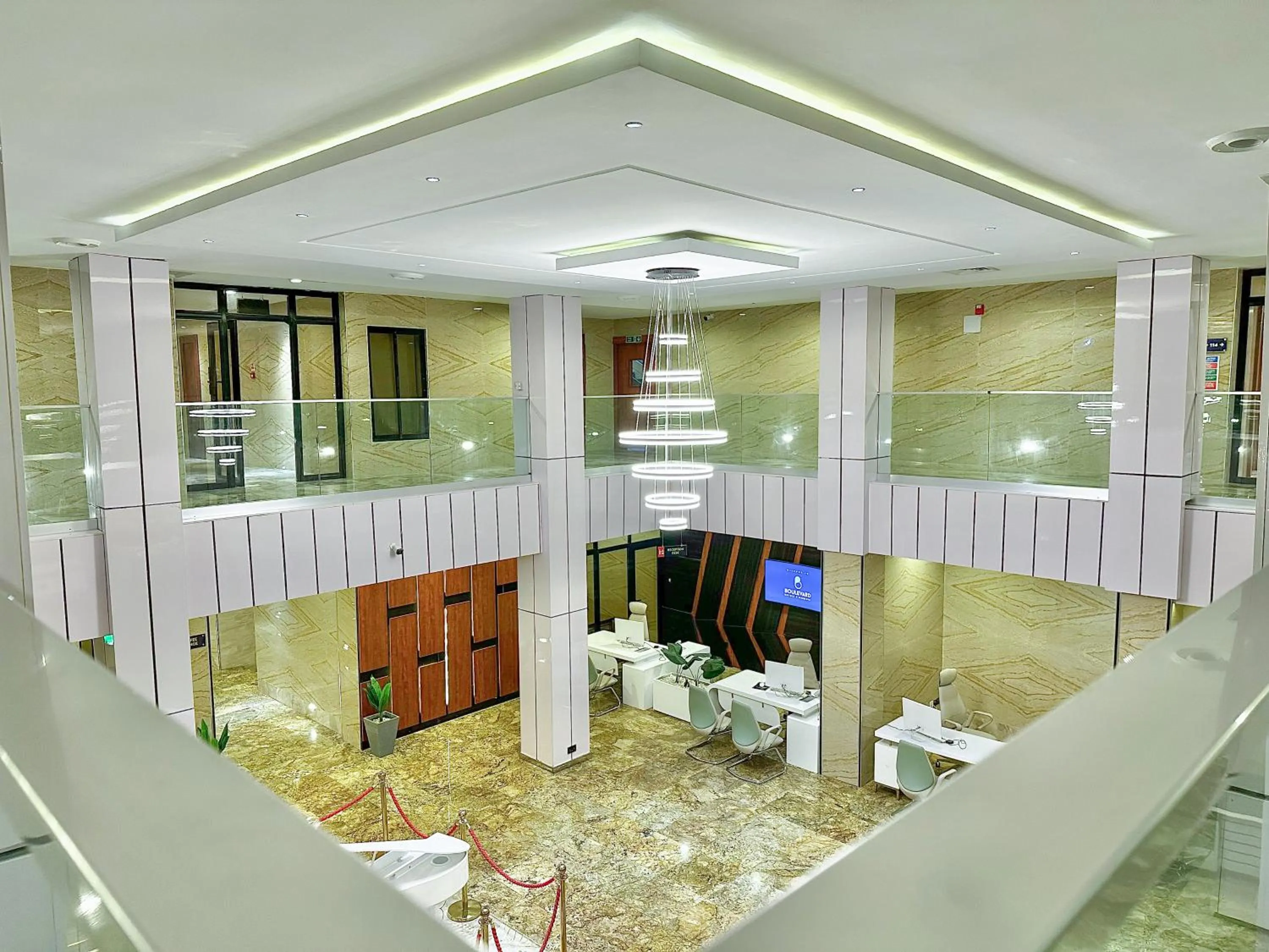 Lobby or reception in Boulevard Owerri Hotel
