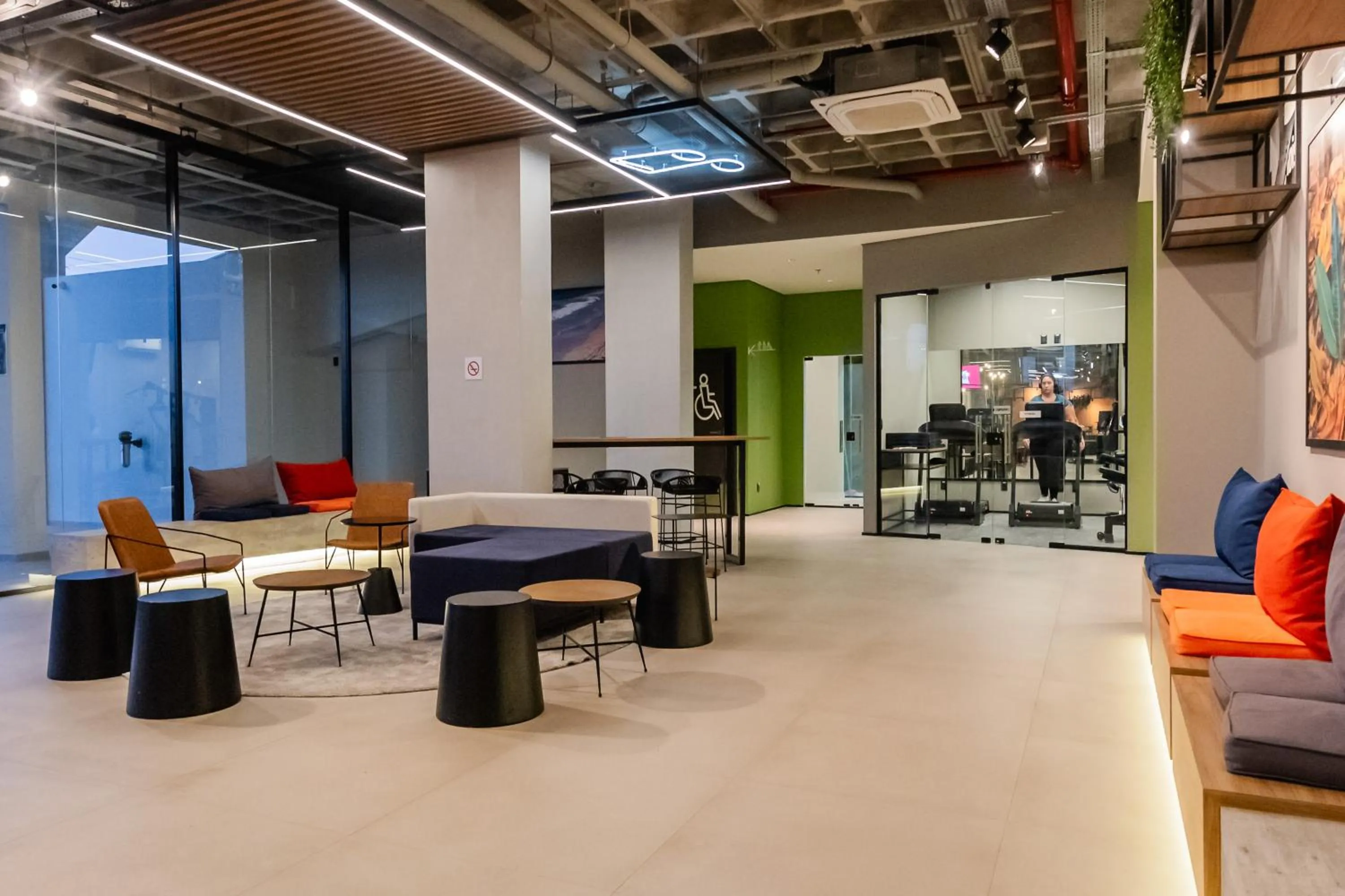 Seating area in ibis Tubarão