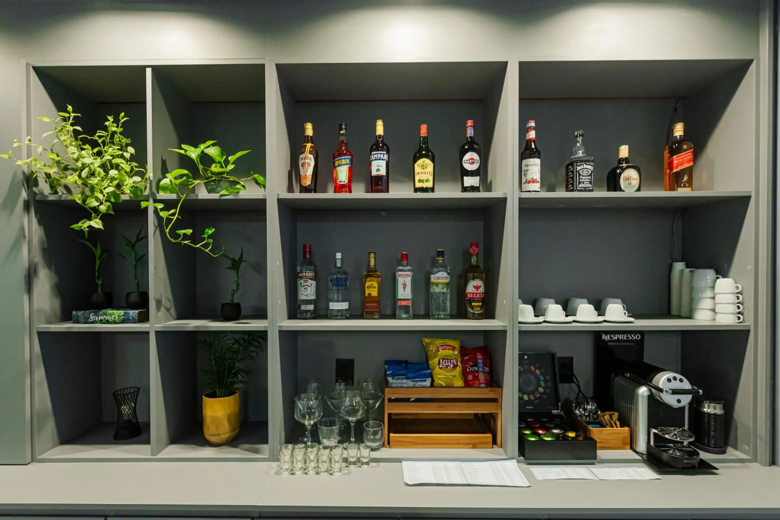 Lounge or bar in ibis Styles Goiânia Shopping Estação