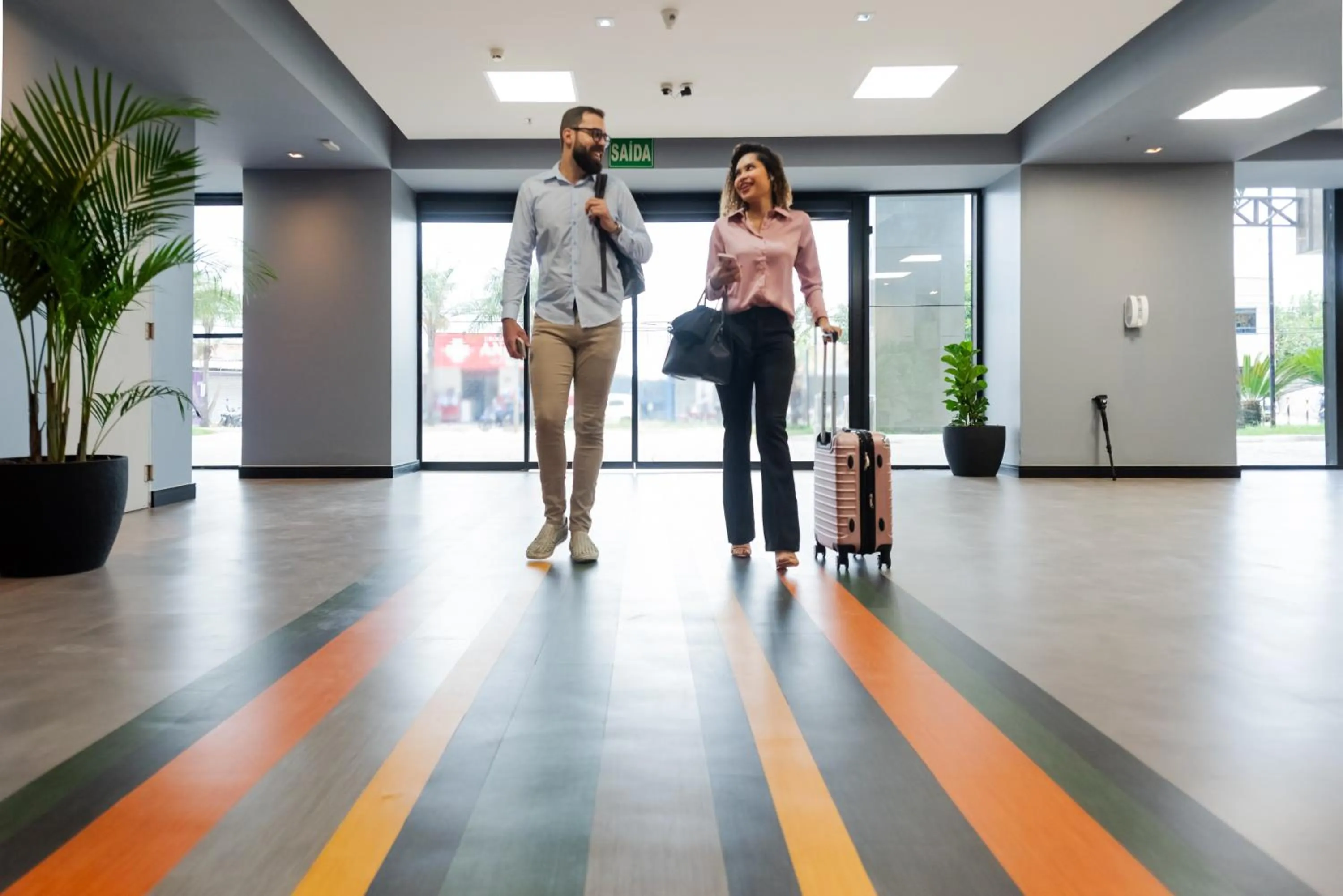 Lobby or reception in ibis Styles Goiânia Shopping Estação