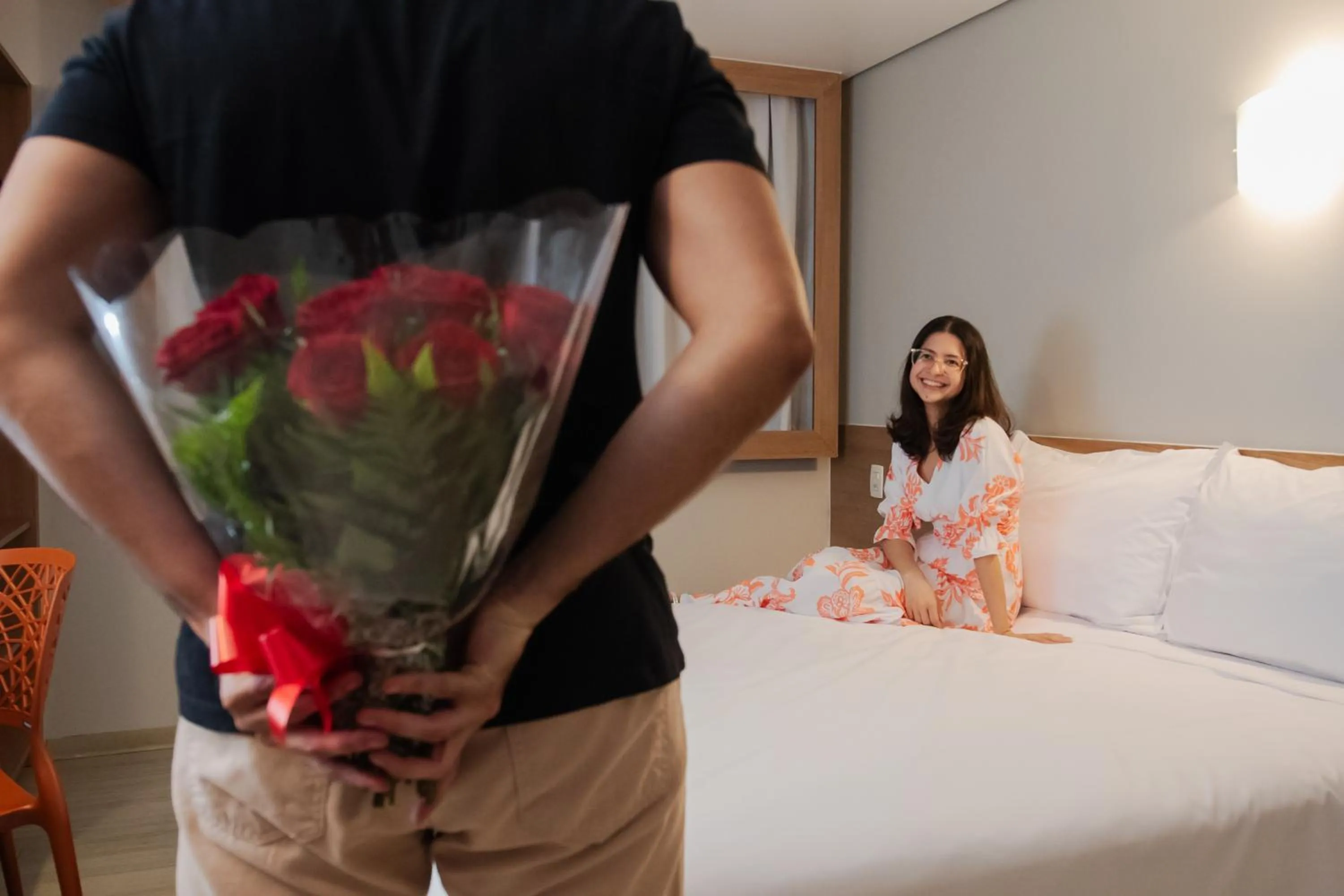 Decorative detail, Bed in ibis Styles Goiânia Shopping Estação
