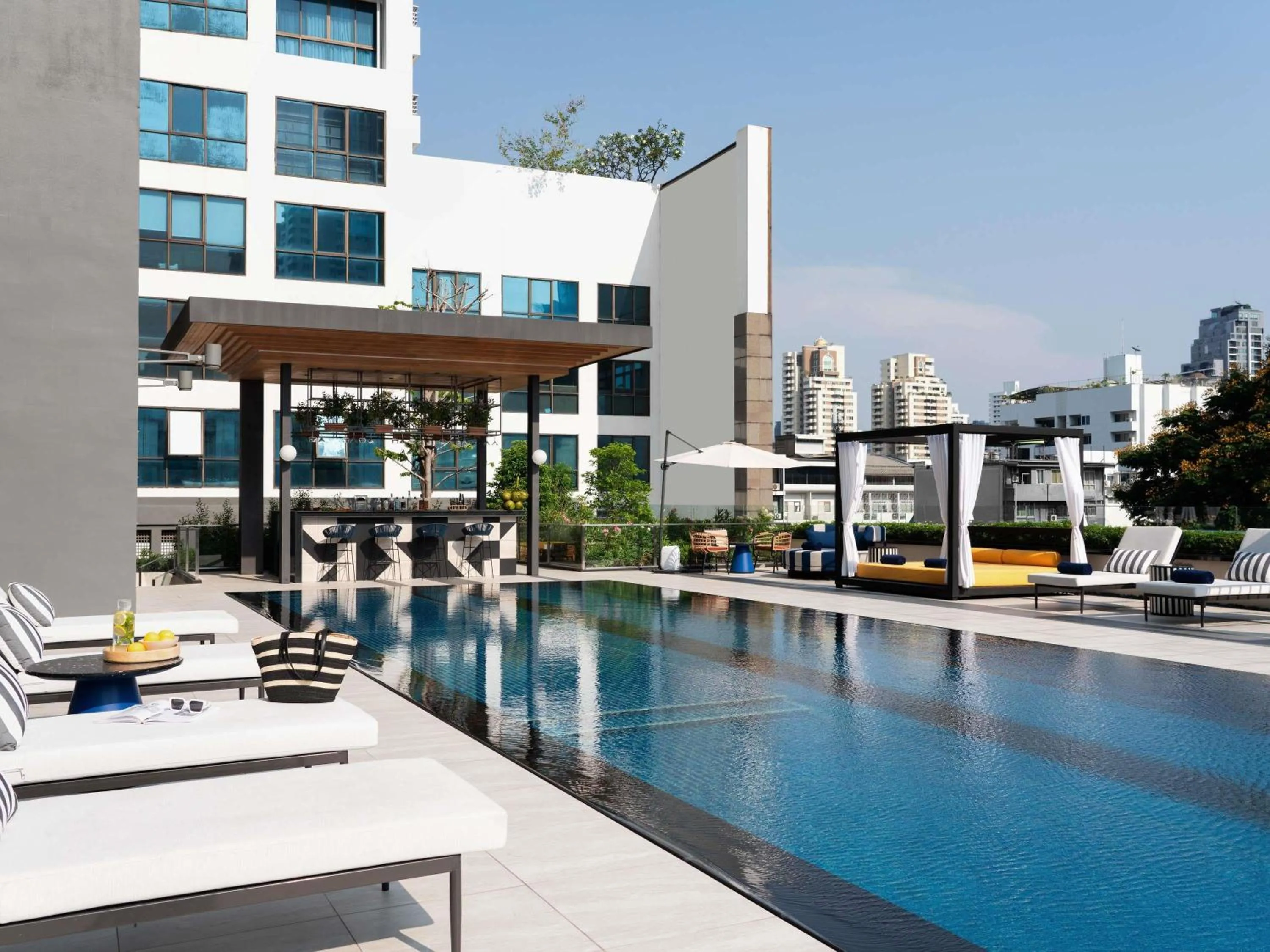 Pool view in TRIBE Living Bangkok Sukhumvit 39 by AccorHotels