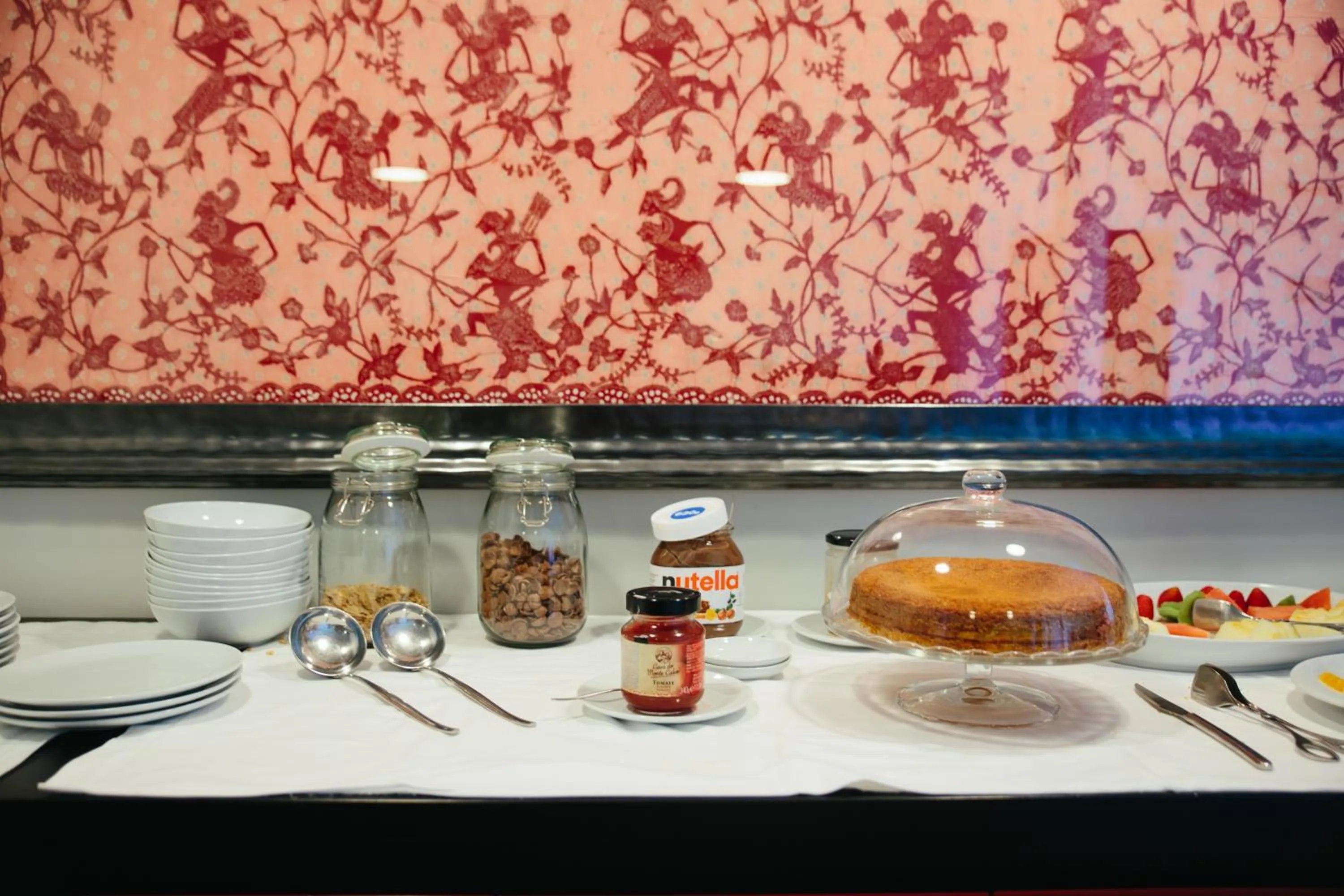 Buffet breakfast in Hotel Rural Misarela